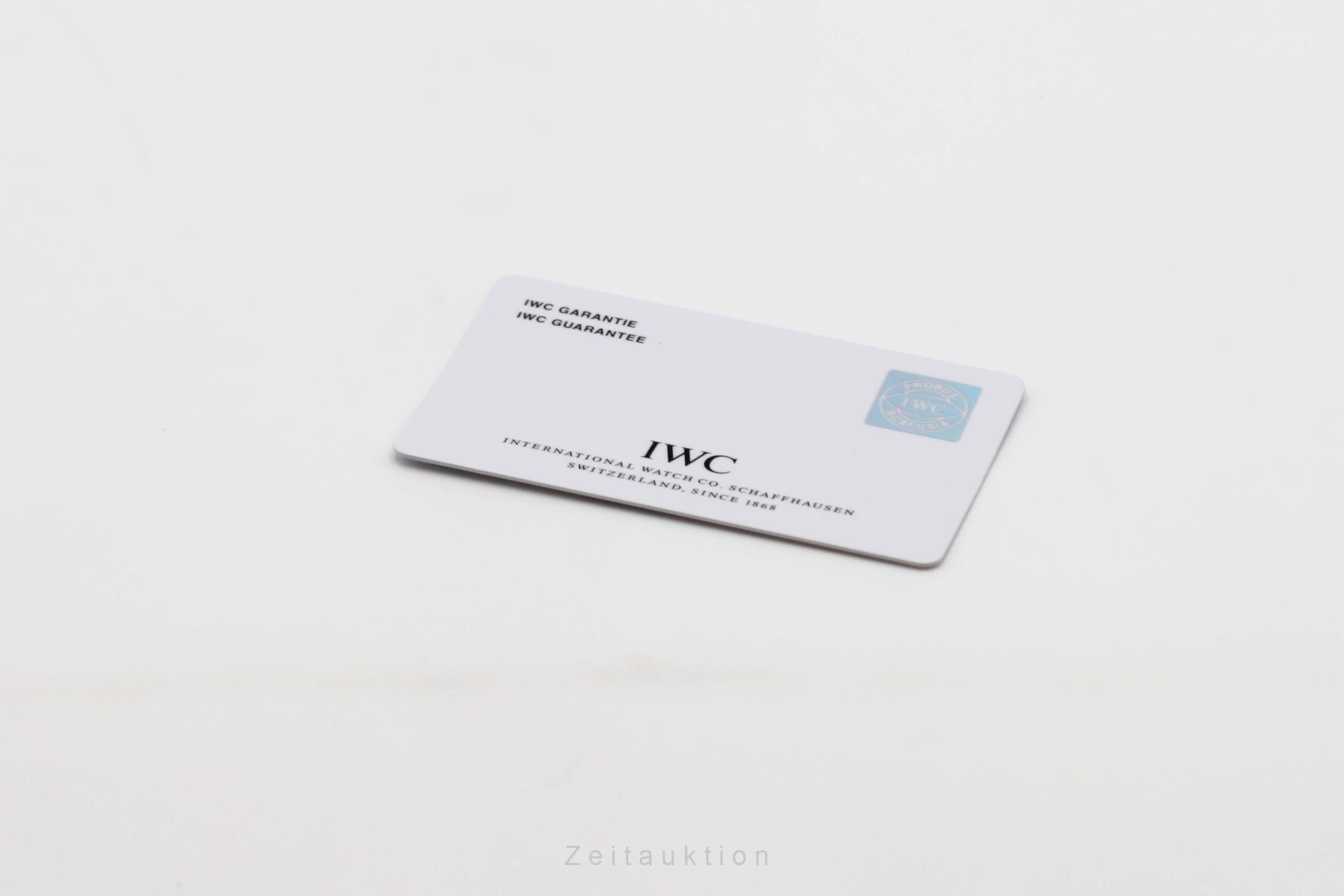 IWC Portugieser chronograph steel automatic men's watch IW371447 LP: 9100EUR  [2503382]