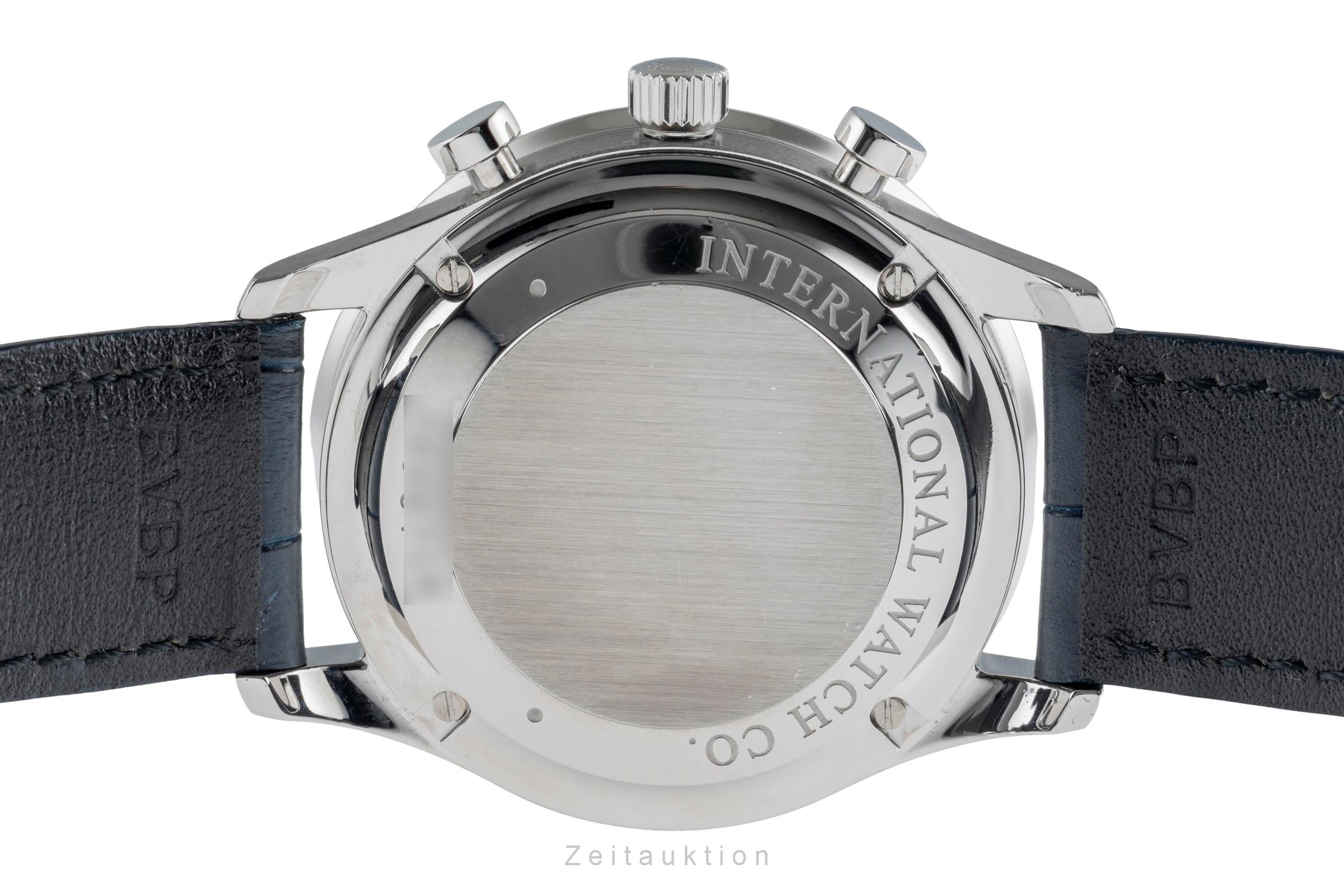 IWC Portugieser chronograph steel automatic men's watch IW371447 LP: 9100EUR  [2503382]