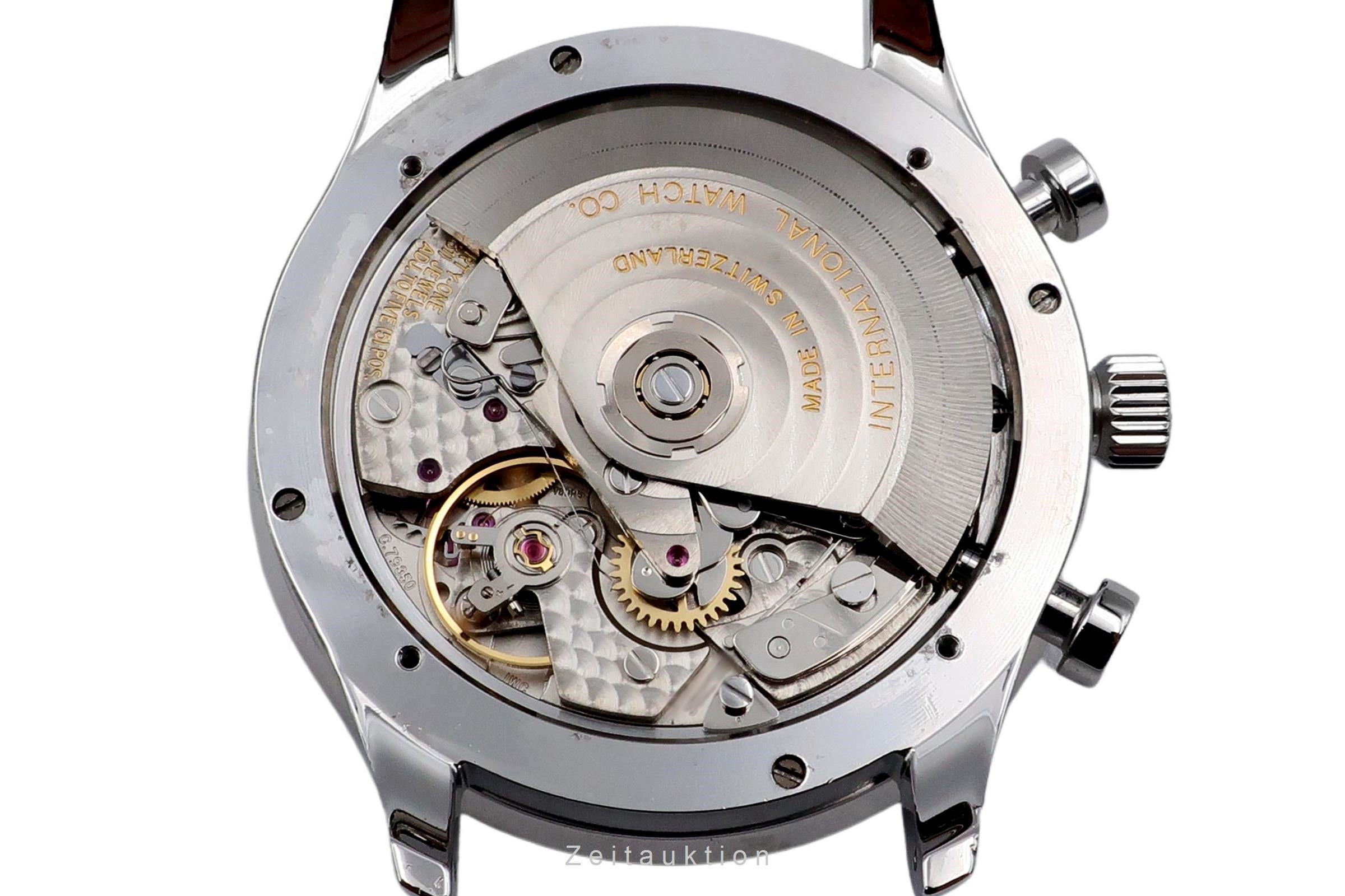 IWC Portugieser chronograph steel automatic men's watch IW371447 LP: 9100EUR  [2503382]