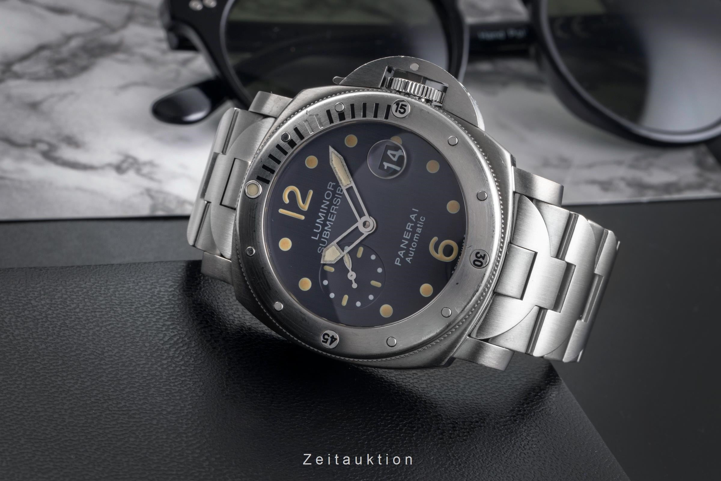 Panerai Submersible acero / titanio automático reloj para caballeros PAM00106  [2503384]