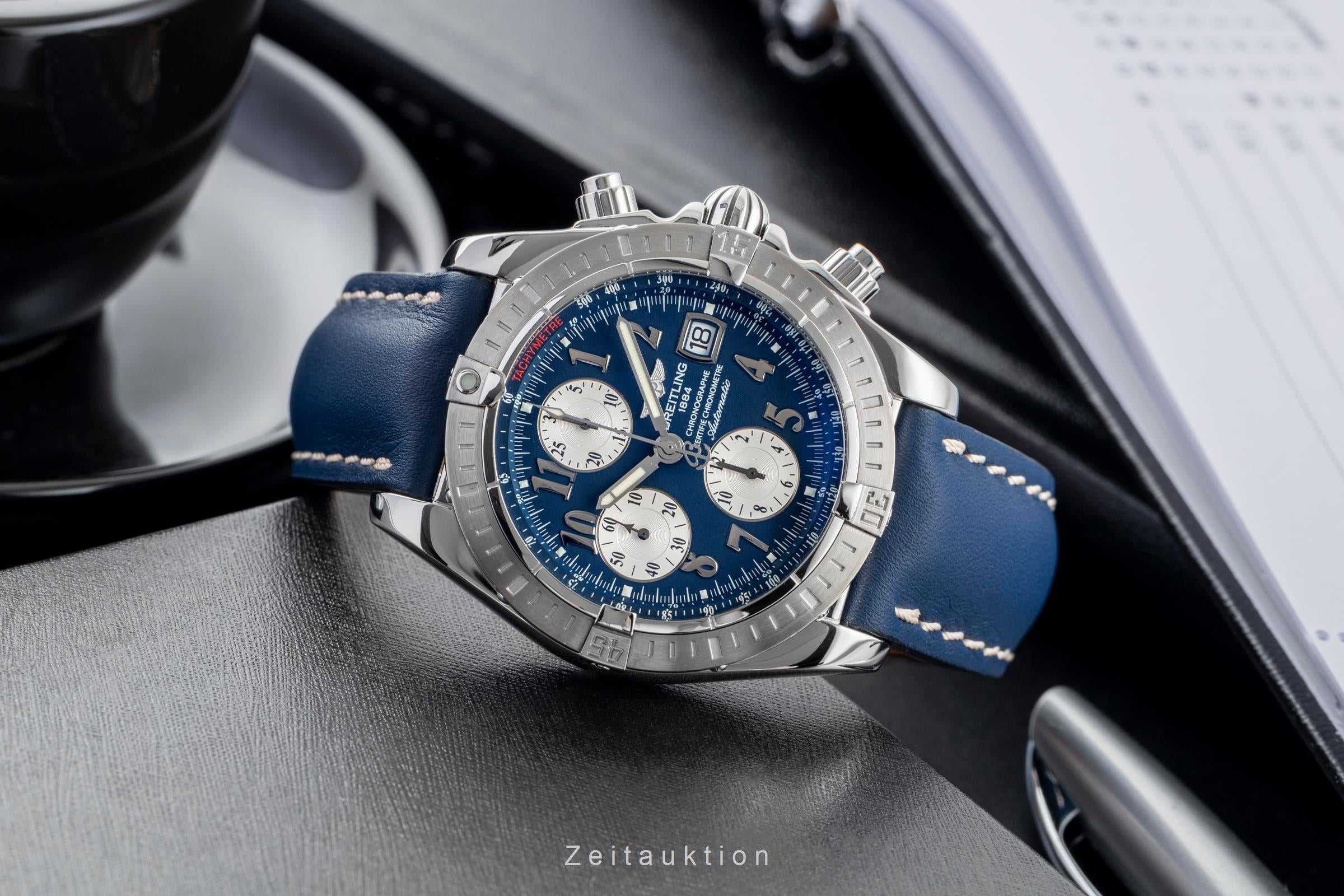 Breitling Evolution Chronograph Stahl Automatik Herrenuhr Ref. A13356 A156C47PA  [2503386]
