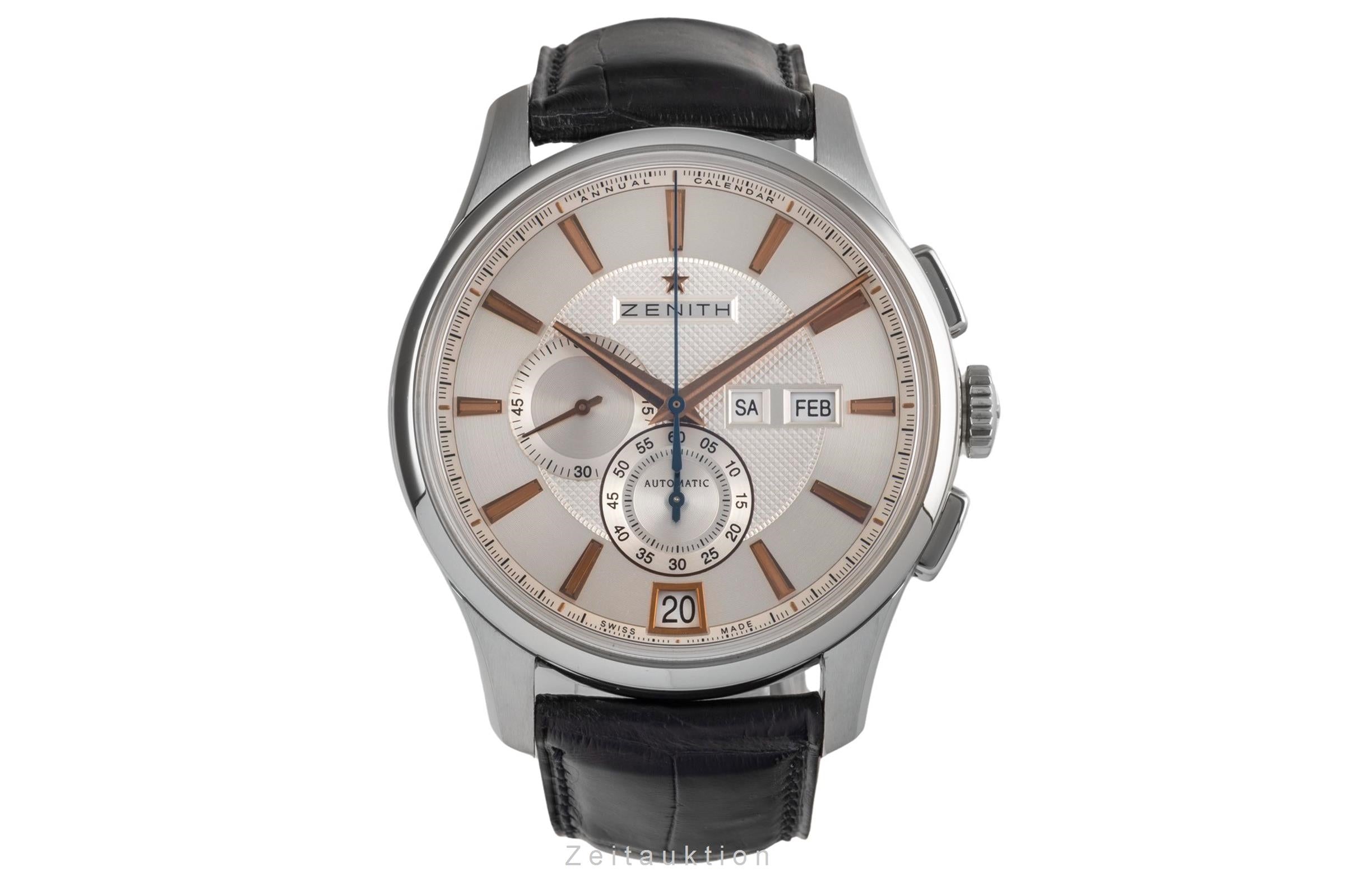 Zenith El Primero chronograph steel automatic Kal. 4054 Ref