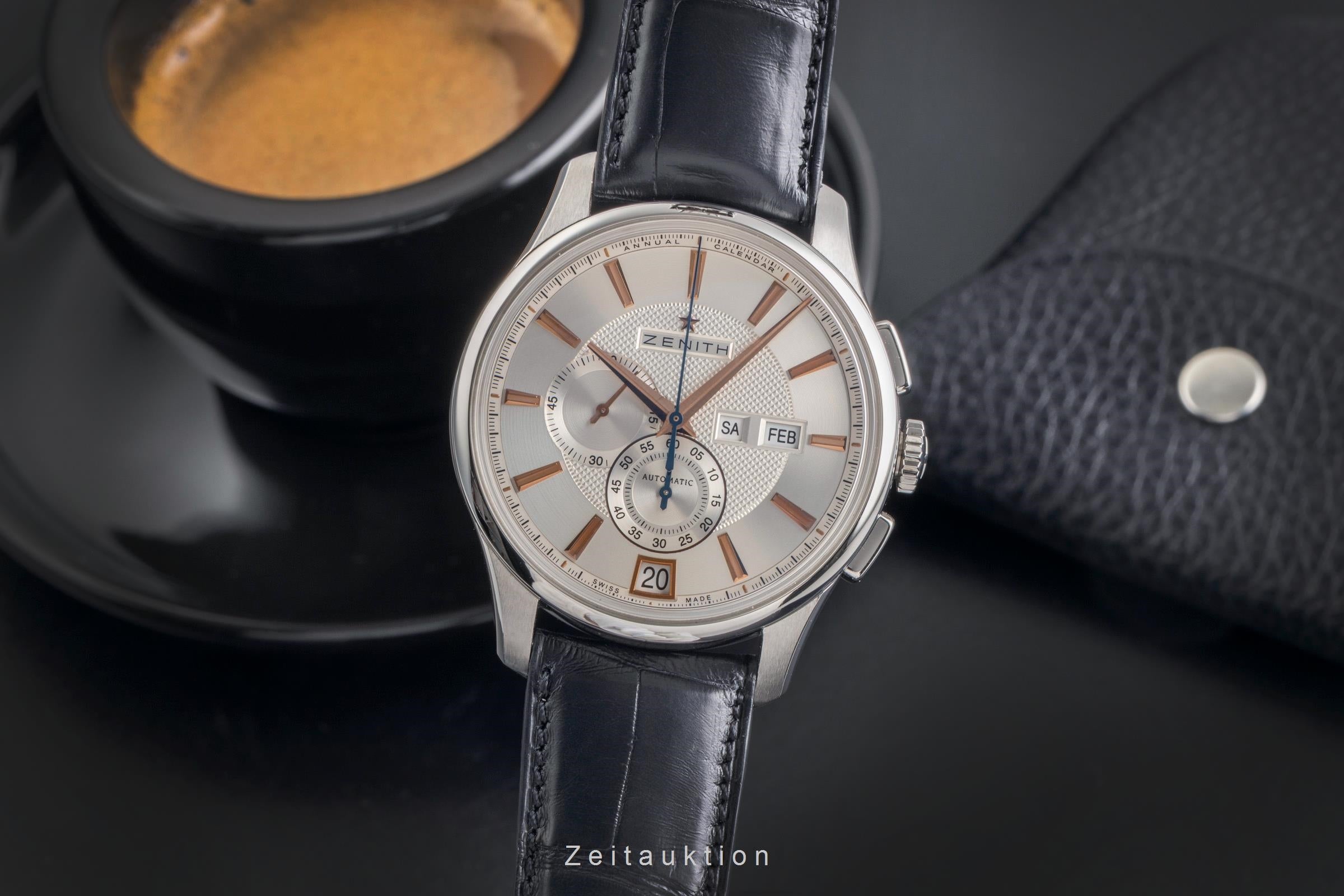 Zenith El Primero chronograph steel automatic Kal. 4054 Ref