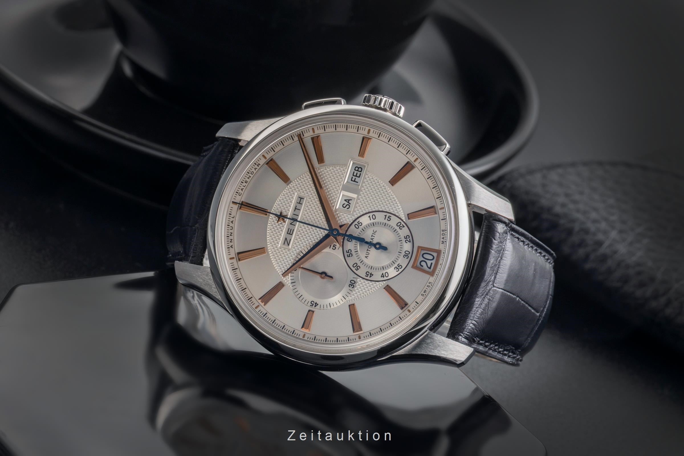 Zenith El Primero chronographe acier automatique montre pour hommes 03.2070.4054  [2503393]