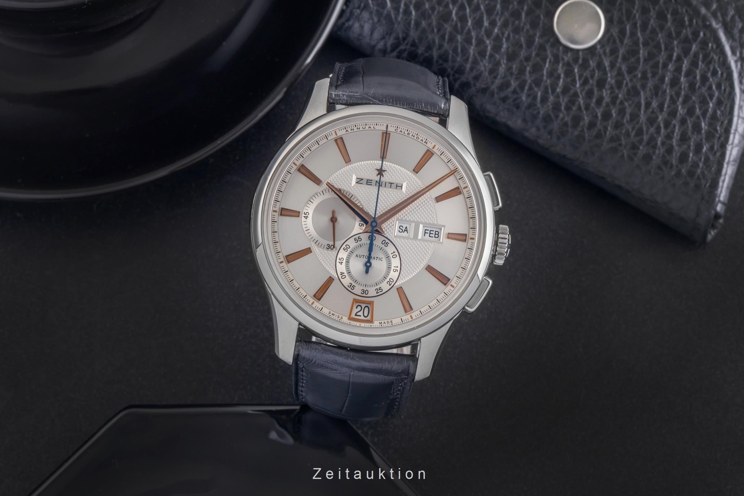 Zenith El Primero chronographe acier automatique montre pour hommes 03.2070.4054  [2503393]