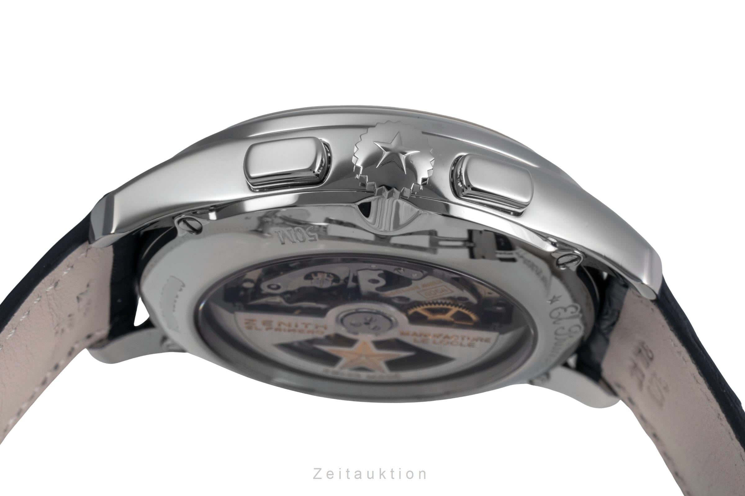 Zenith El Primero chronographe acier automatique montre pour hommes 03.2070.4054  [2503393]