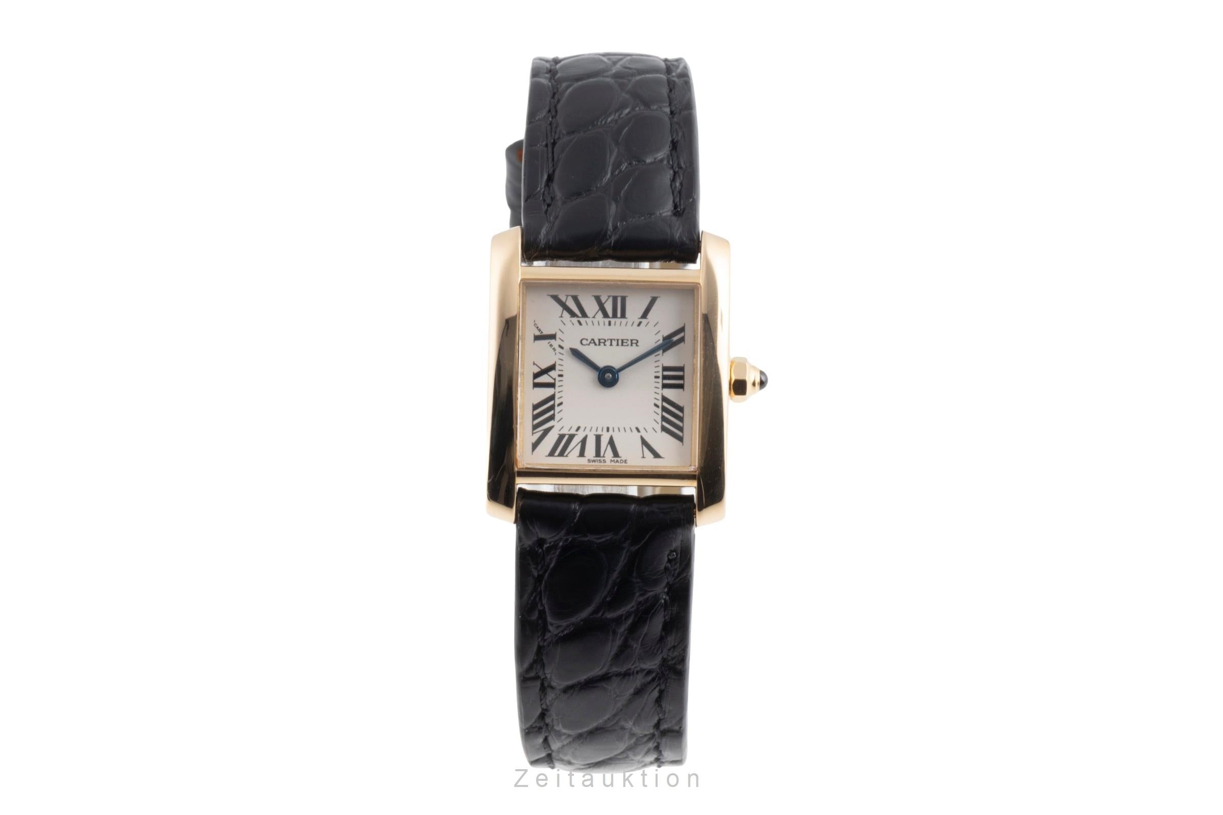 Cartier Tank Francaise oro de 18 quilates cuarzo reloj para damas  W5000256  [2503394]