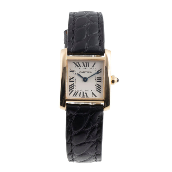 Cartier Tank Francaise oro de 18 quilates cuarzo reloj para damas  W5000256  [2503394]