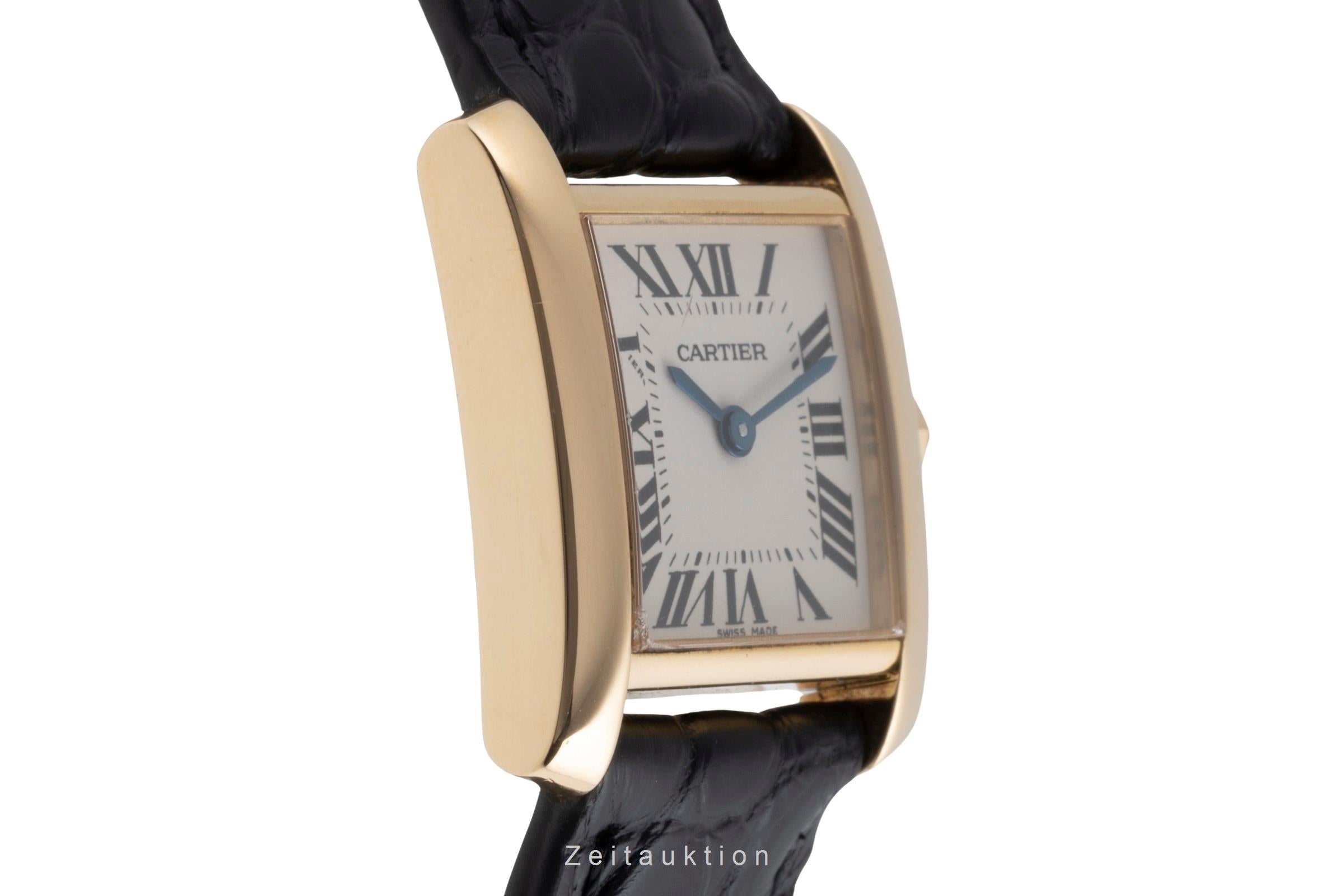 Cartier Tank Francaise oro de 18 quilates cuarzo reloj para damas  W5000256  [2503394]