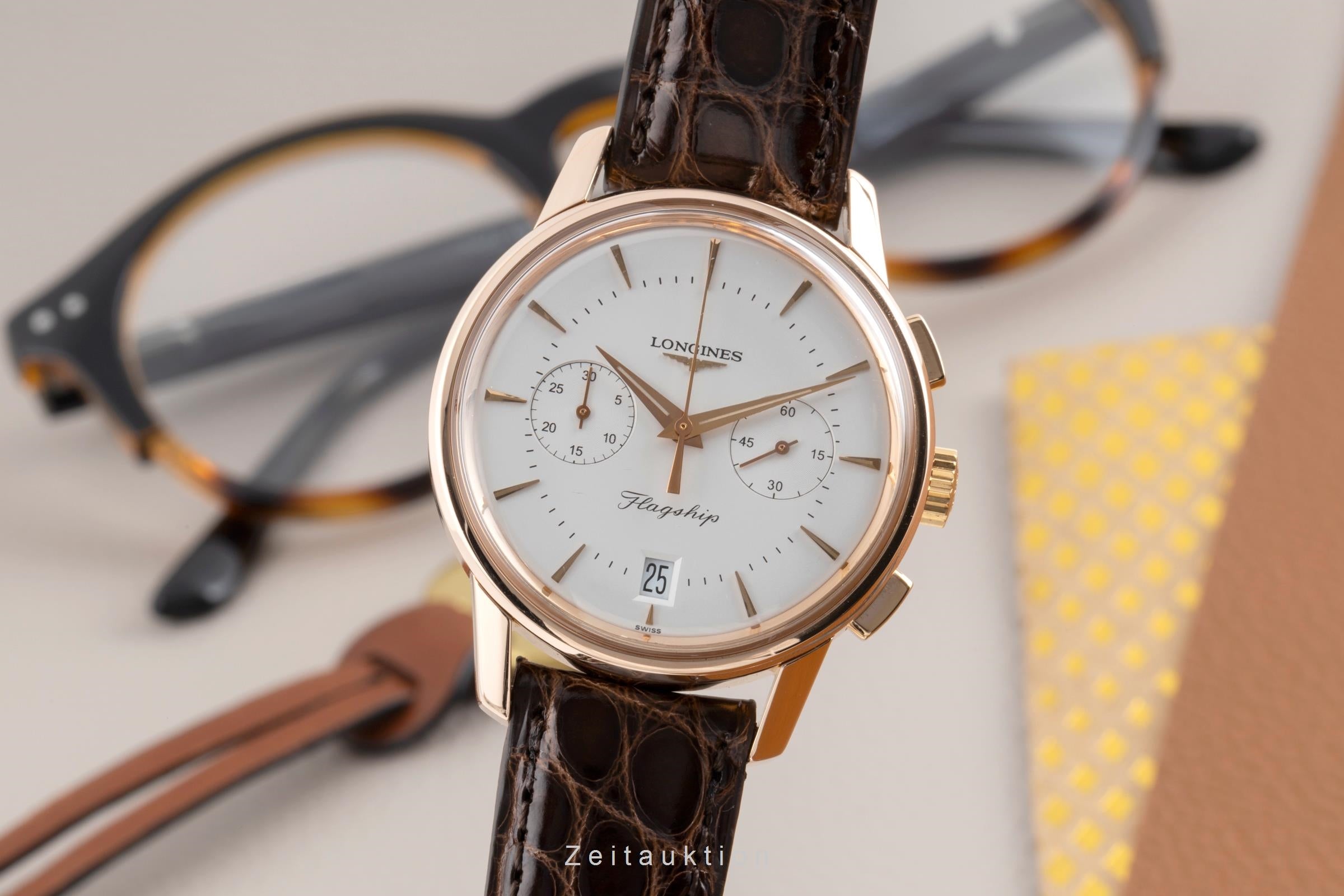 Longines Flagship 18 ct red gold automatic L4 - Main Image