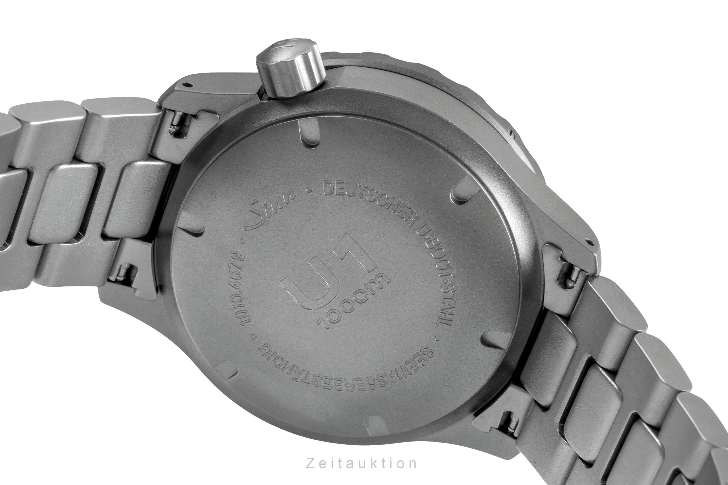 Sinn U1 B Black Dial U-Boot-Stahl Automatik Herrenuhr Ref. 1010.010 [2503399]