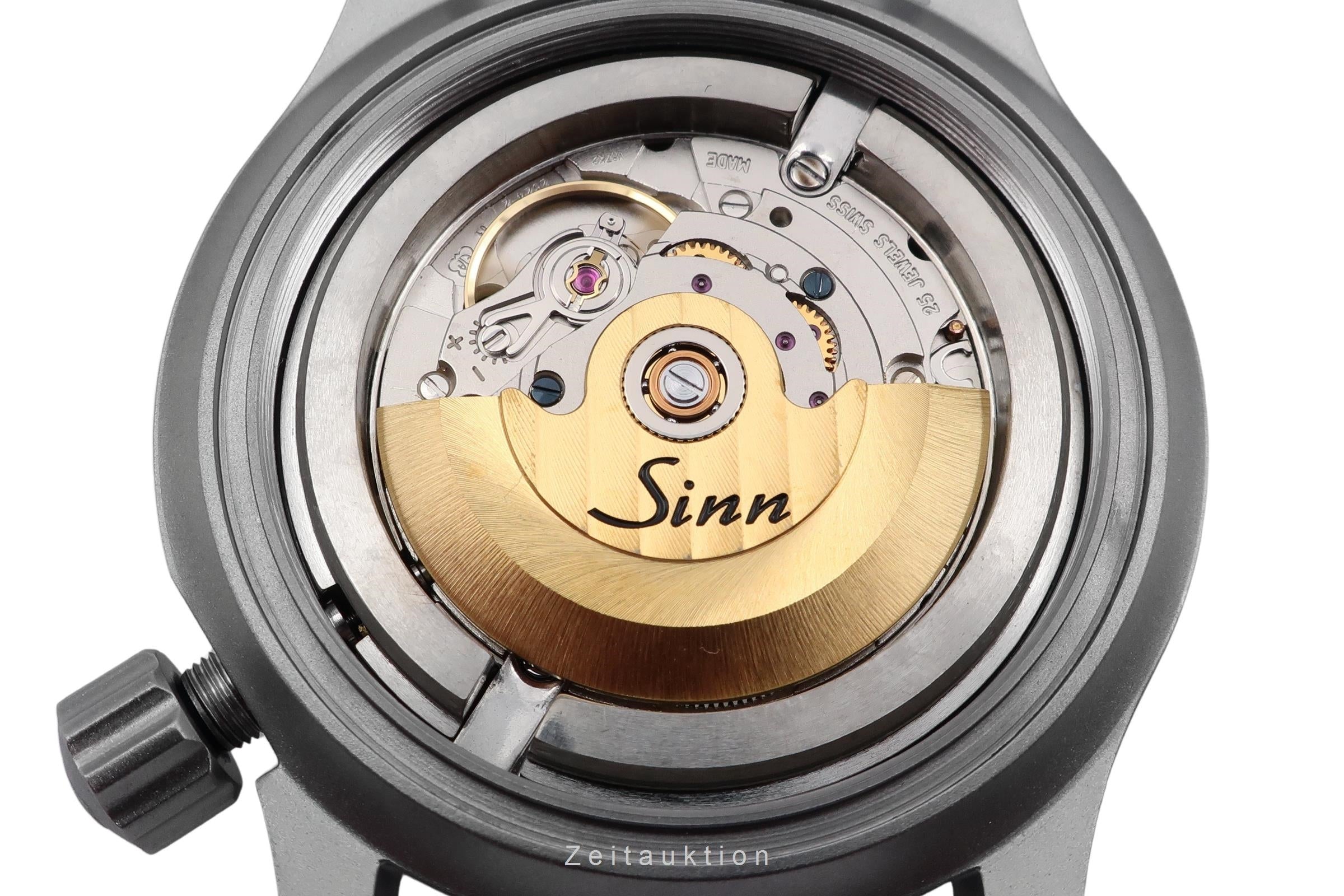 Sinn U1 B Black Dial U-Boot-Stahl Automatik Herrenuhr Ref. 1010.010 [2503399]