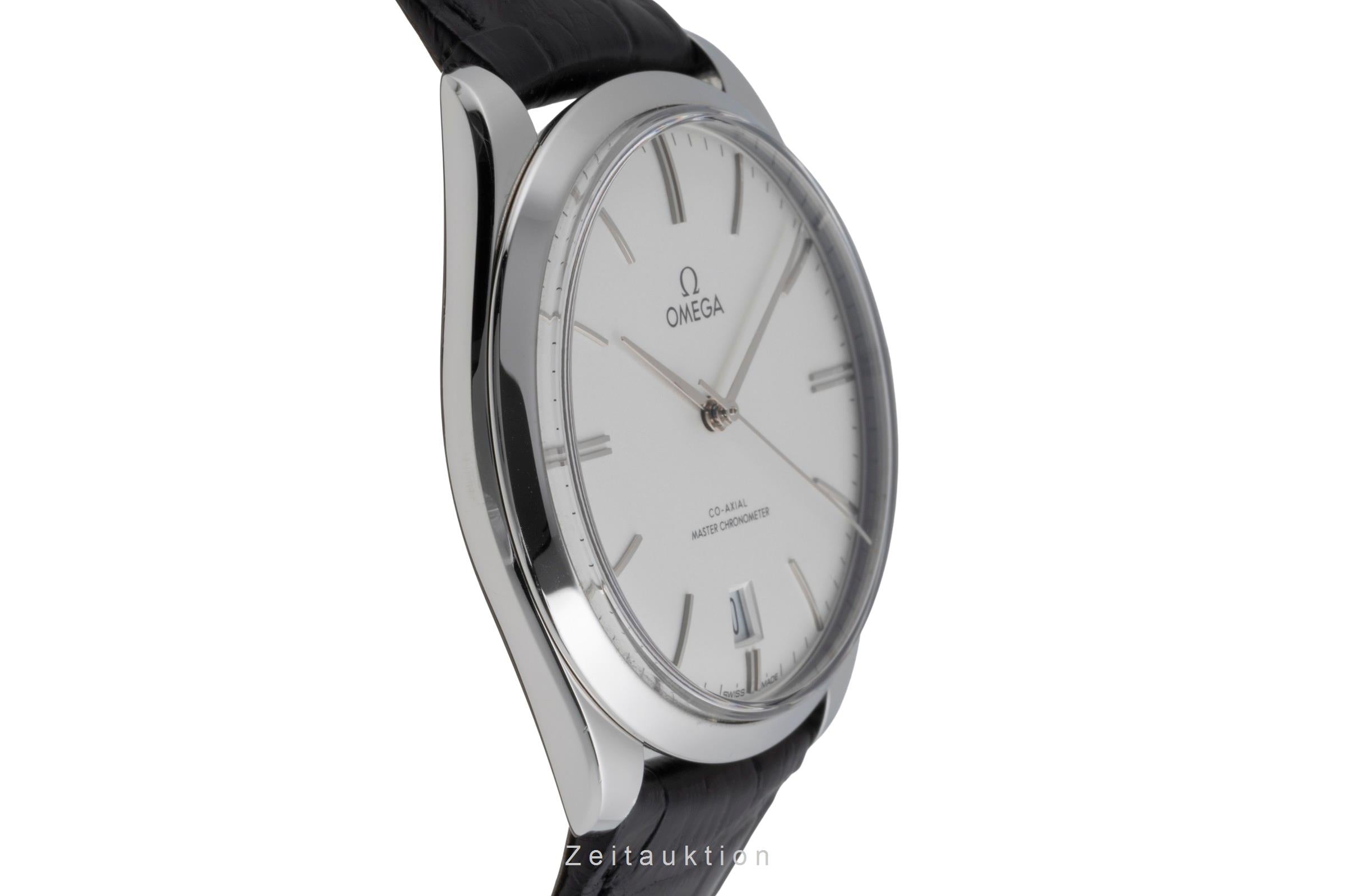 Omega De Ville steel manual winding Kal. 8910 Ref. 435.13.40.21