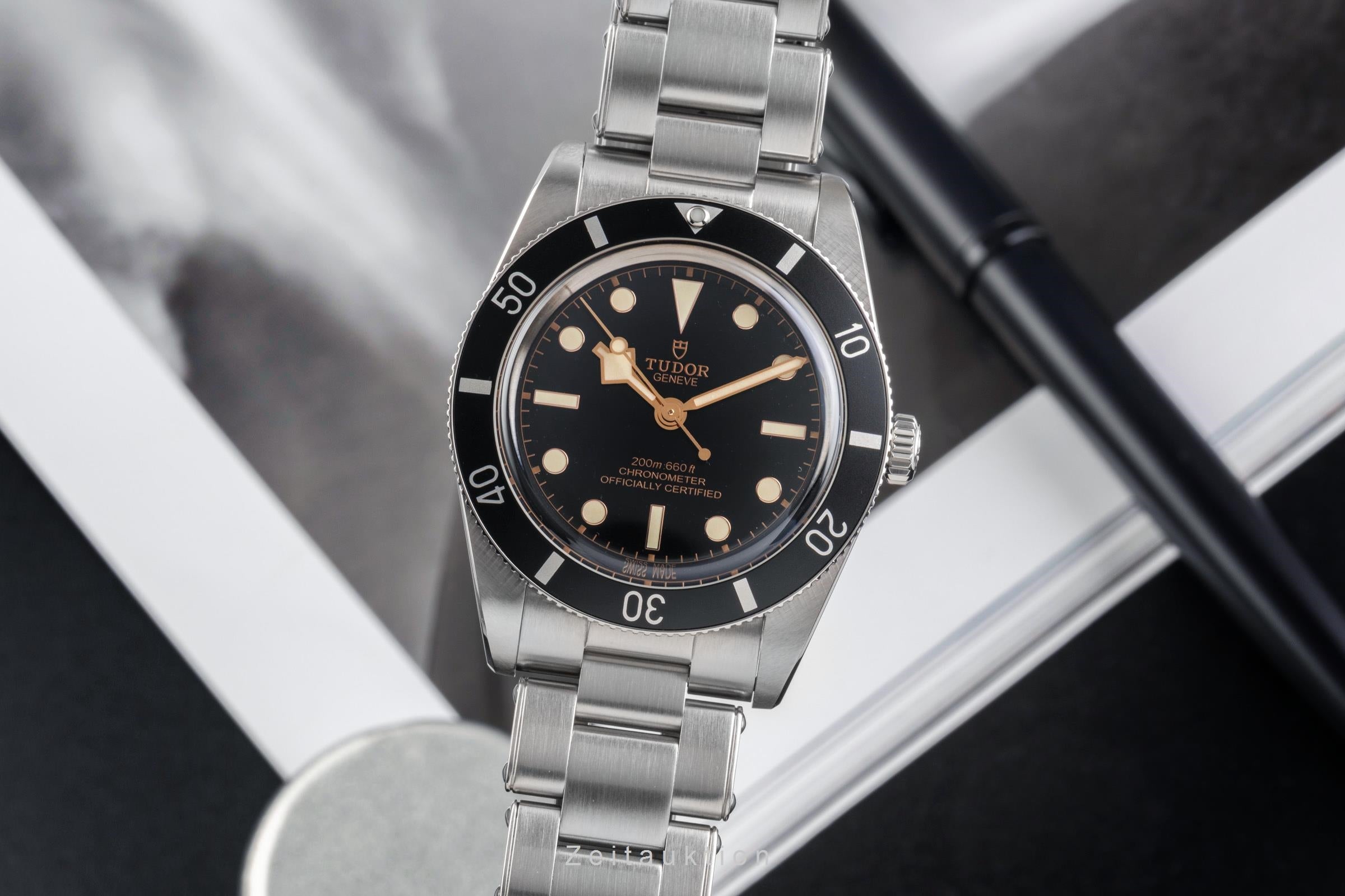 Tudor Black Bay acero automático reloj para caballeros 79000N-0001  [2503403]