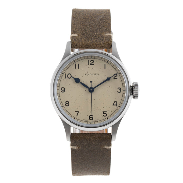 Longines Heritage Military Stahl Automatik Herrenuhr Ref. L2.819.4.93.2 B&P 2025 [2503405]