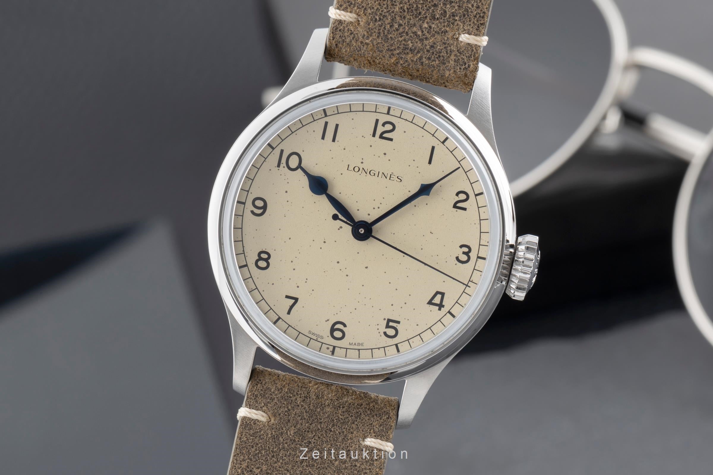 Longines Heritage steel automatic Kal. L888.5 Ref. L2.819.4.93.2