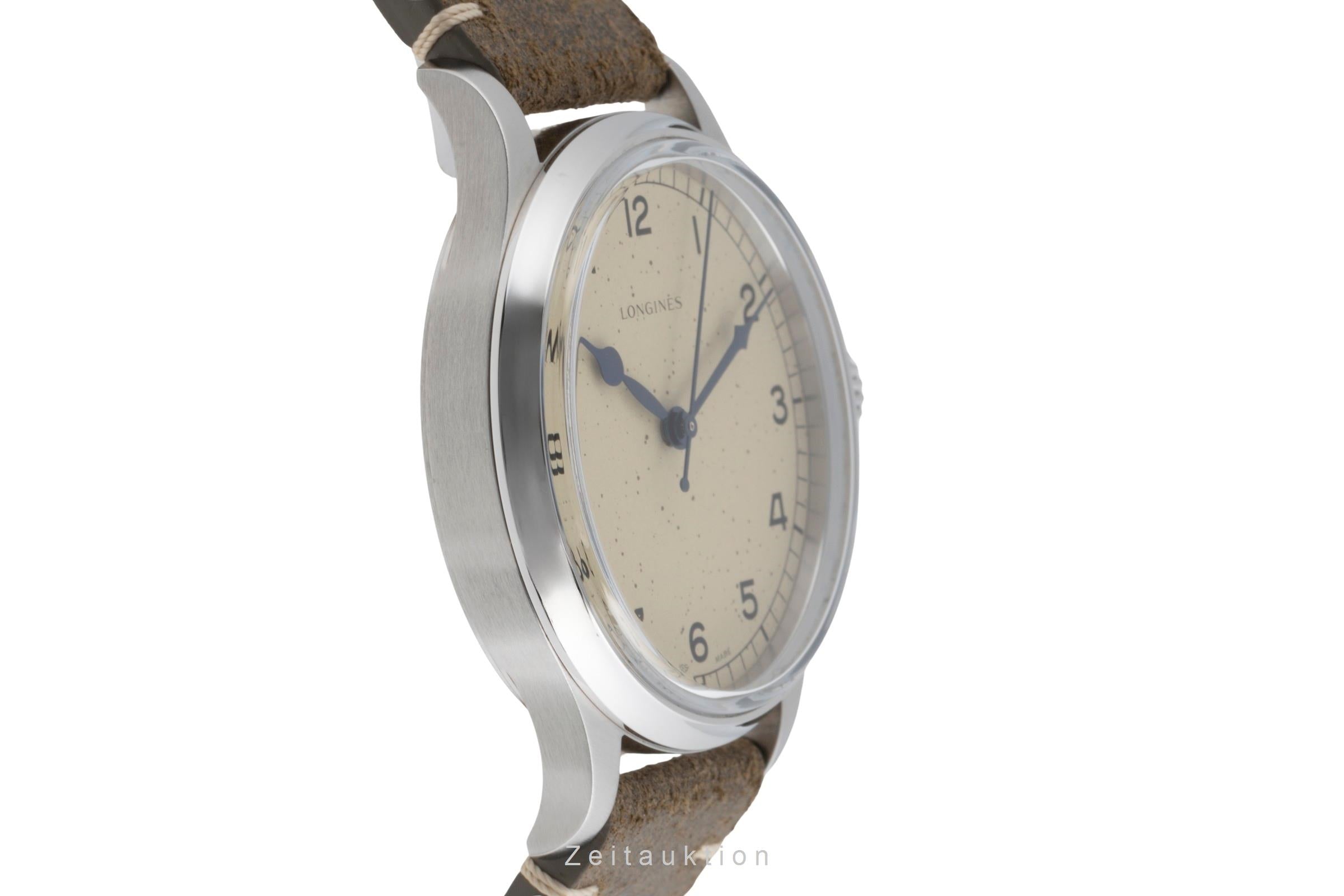 Longines Heritage Military Stahl Automatik Herrenuhr Ref. L2.819.4.93.2 B&P 2025 [2503405]