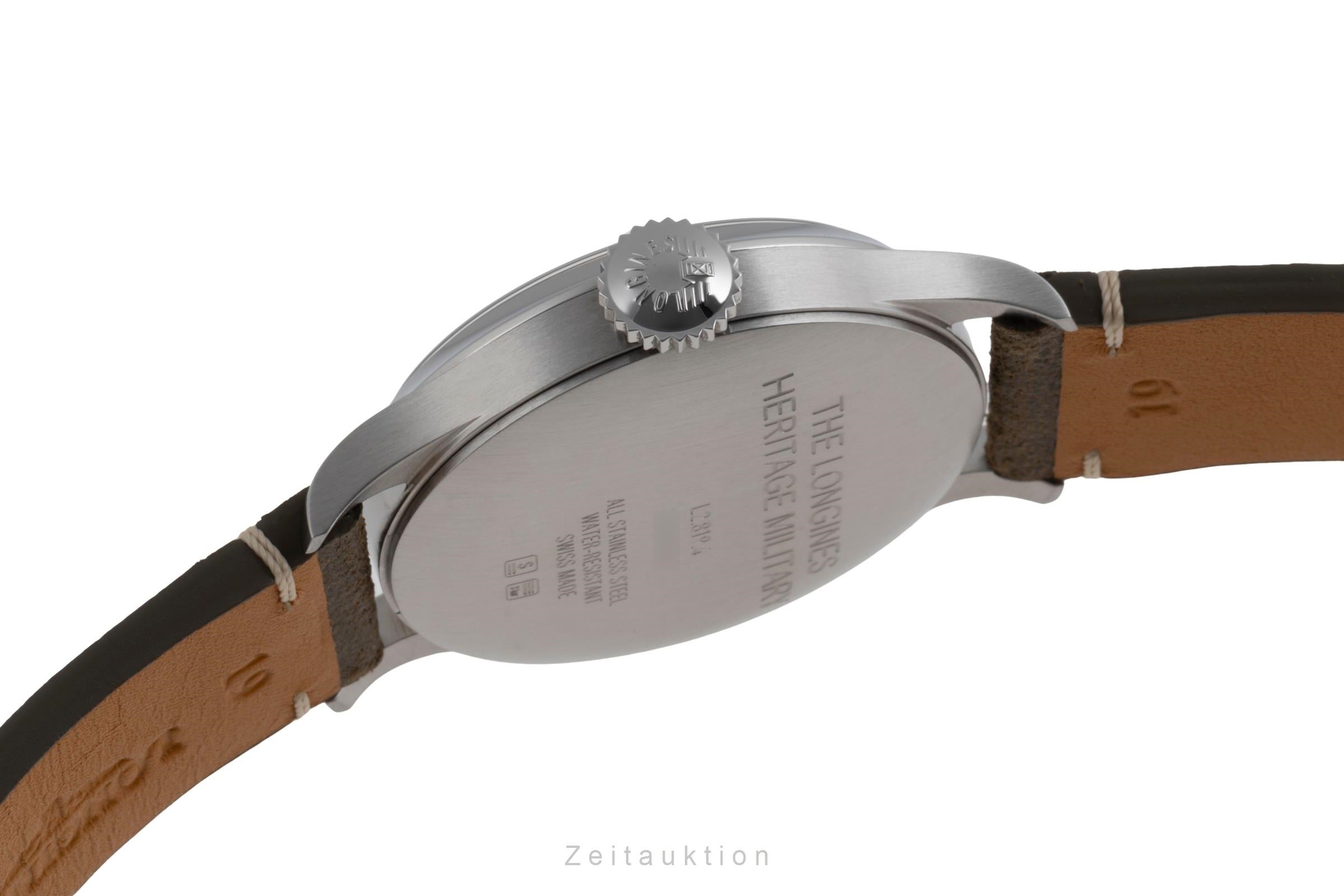 Longines Heritage Military Stahl Automatik Herrenuhr Ref. L2.819.4.93.2 B&P 2025 [2503405]