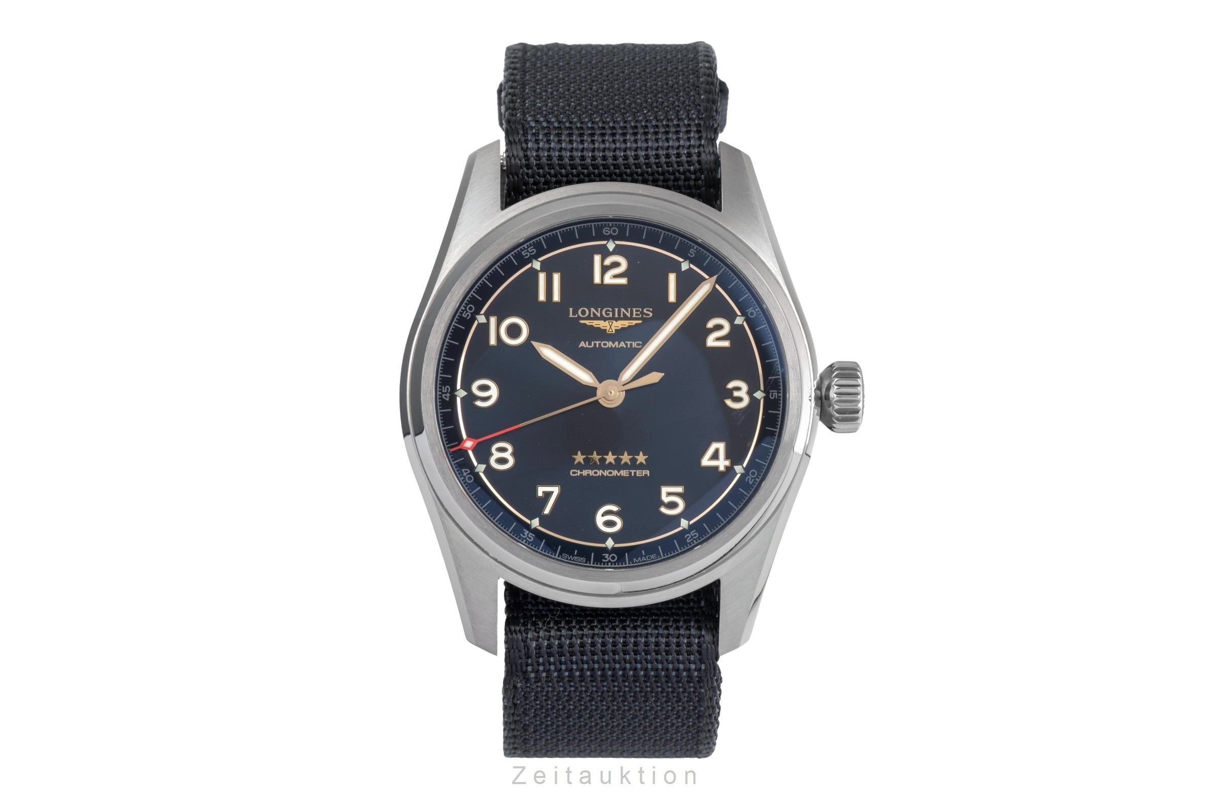 Longines Spirit titanium automatic men's watch L3.810.1.53.2 LP: 3400EUR  [2503407]