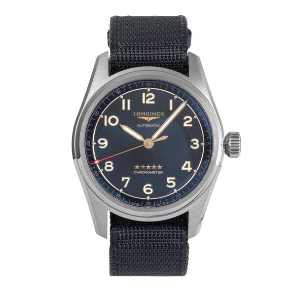 Longines Spirit titanium automatic men's watch L3.810.1.53.2 LP: 3400EUR  [2503407]