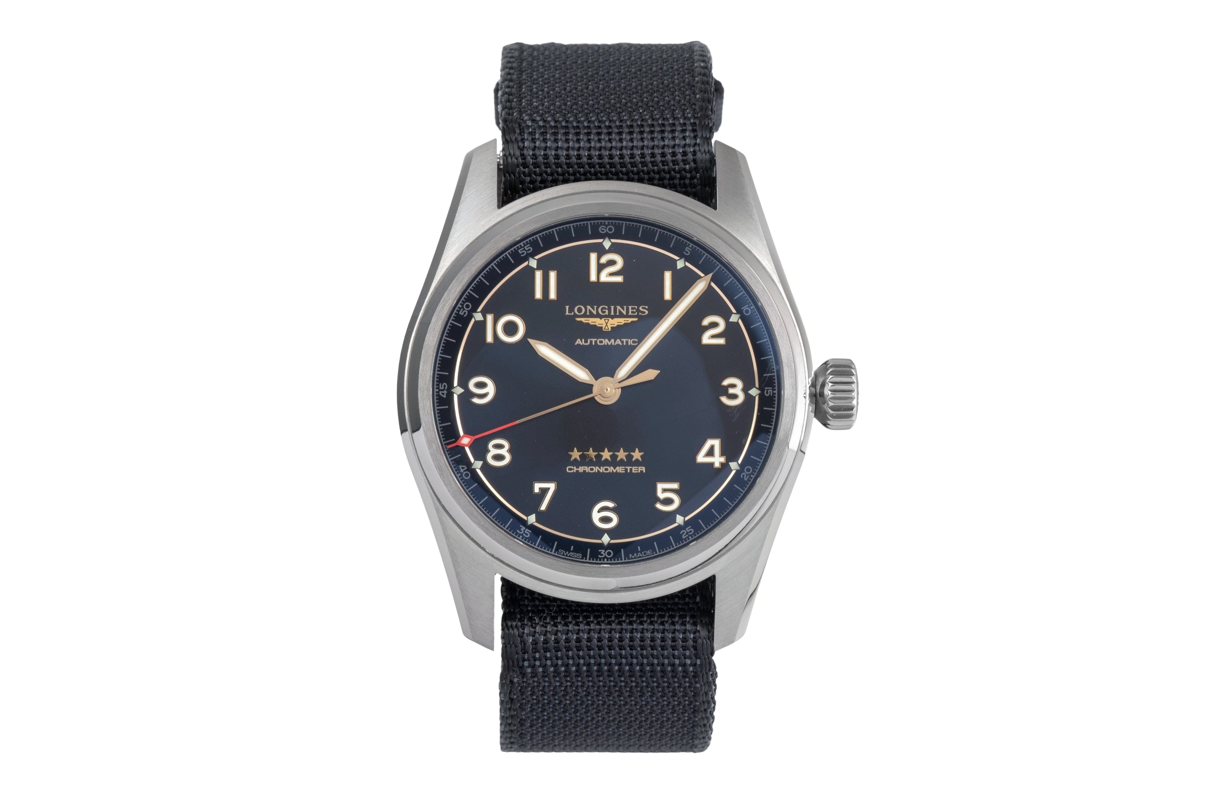 Longines Spirit titanio automático reloj para caballeros L3.810.1.53.2 LP: 3400EUR  [2503407]