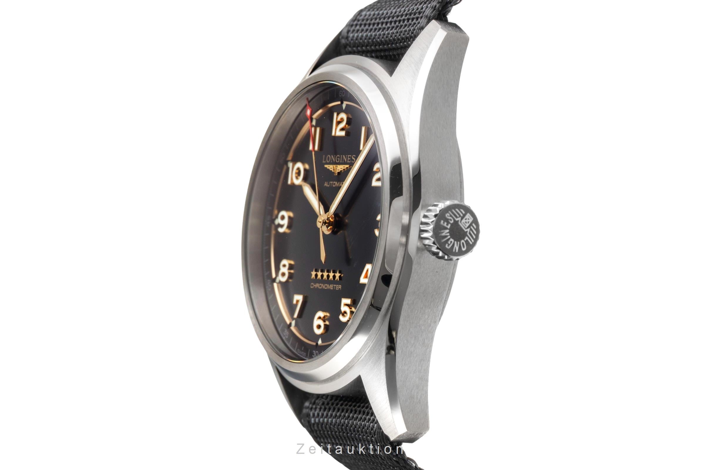 Longines Spirit titanium automatic men's watch L3.810.1.53.2 LP: 3400EUR  [2503407]