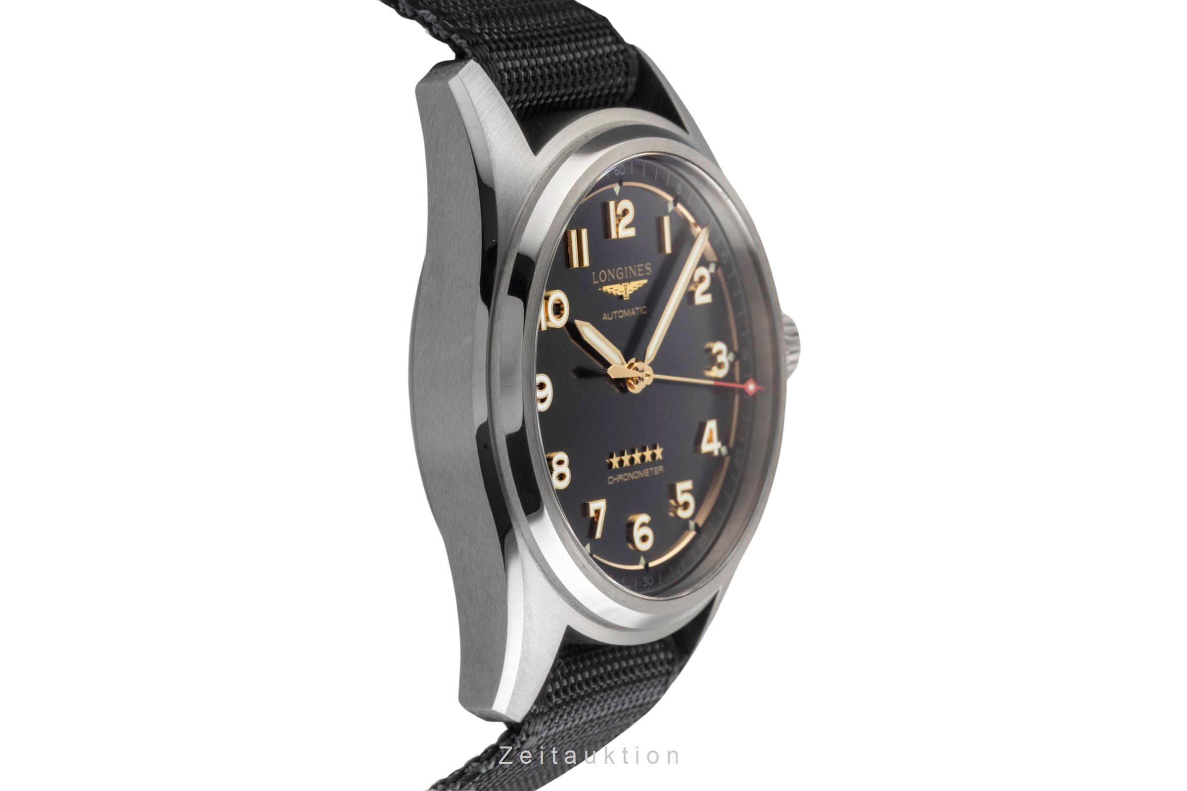 Longines Spirit titanium automatic men's watch L3.810.1.53.2 LP: 3400EUR  [2503407]