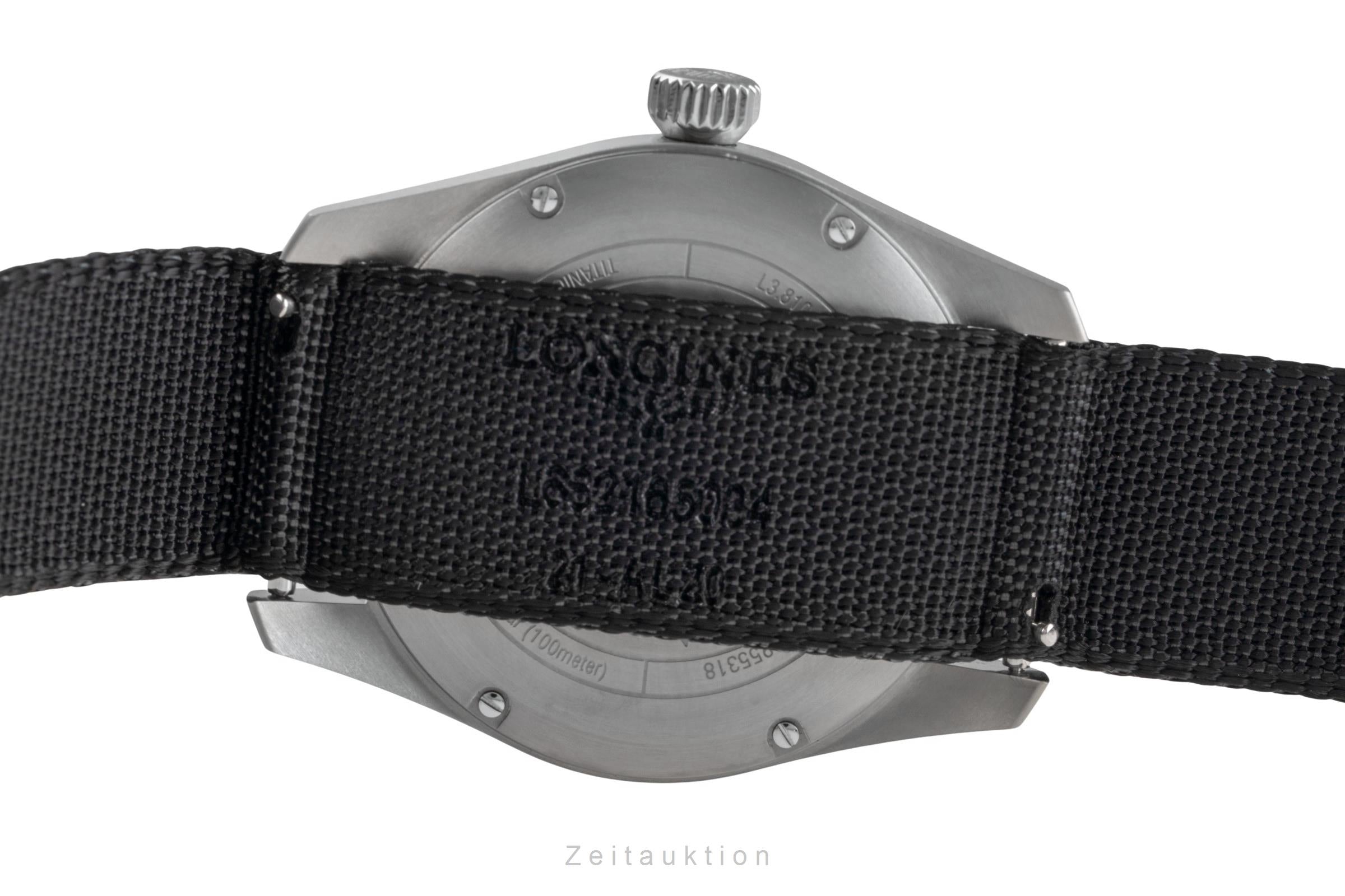 Longines Spirit titanium automatic men's watch L3.810.1.53.2 LP: 3400EUR  [2503407]