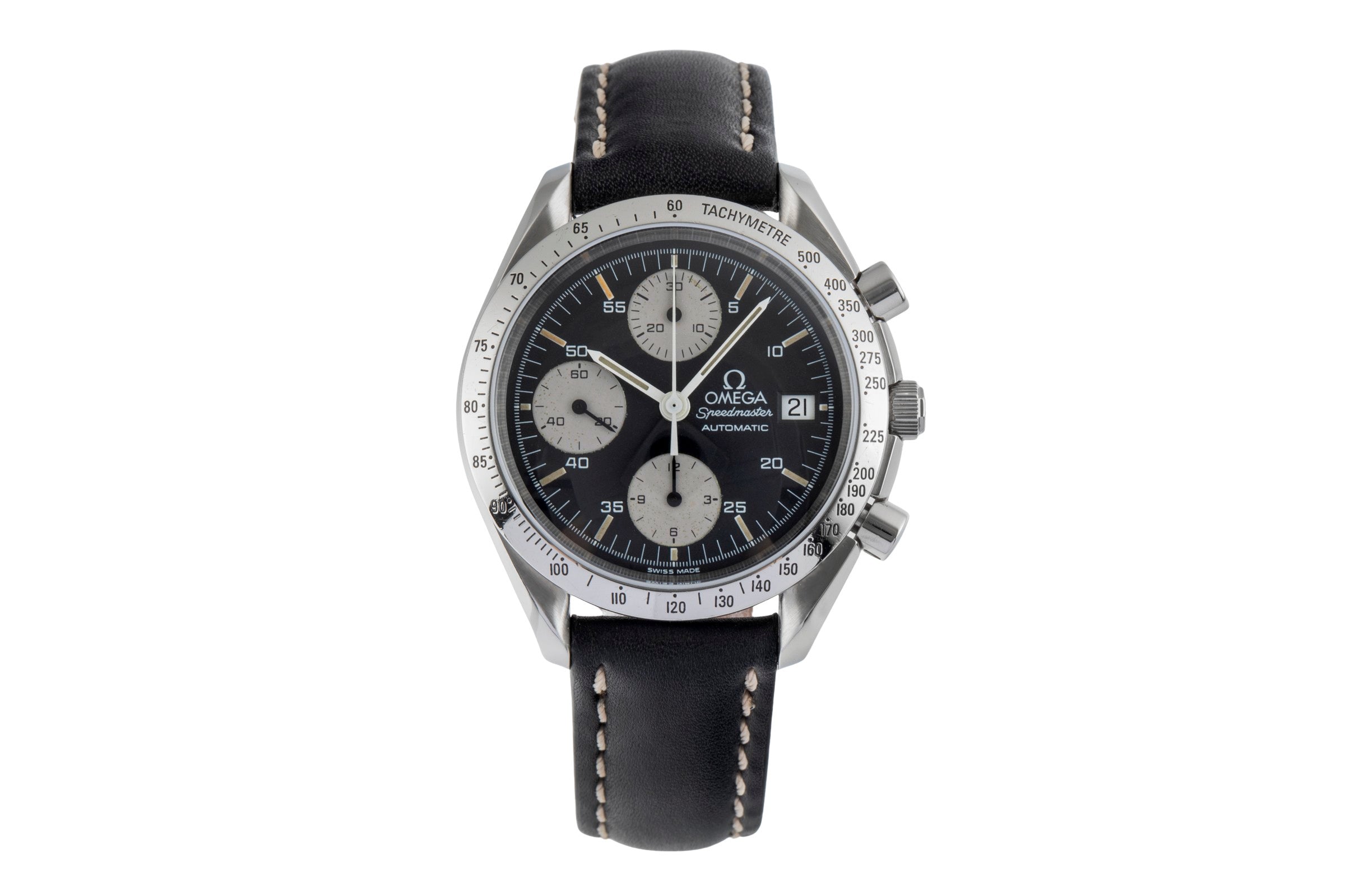 Omega Speedmaster Date chronograph steel automatic men's watch 3511.50.00 LP: 5700EUR  [2503410]