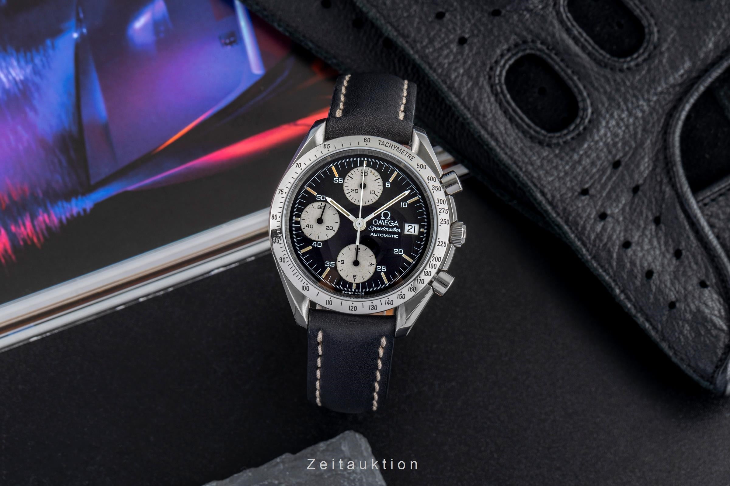 Omega Speedmaster Date chronograph steel automatic men's watch 3511.50.00 LP: 5700EUR  [2503410]