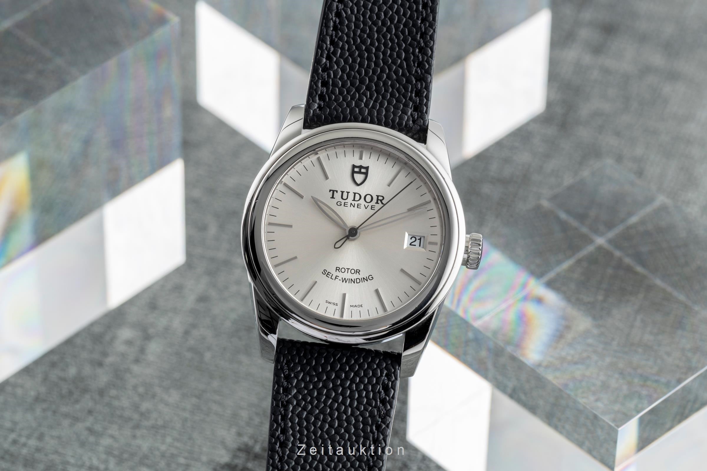 Tudor Glamour Date steel automatic men's watch 55000  [2503411]