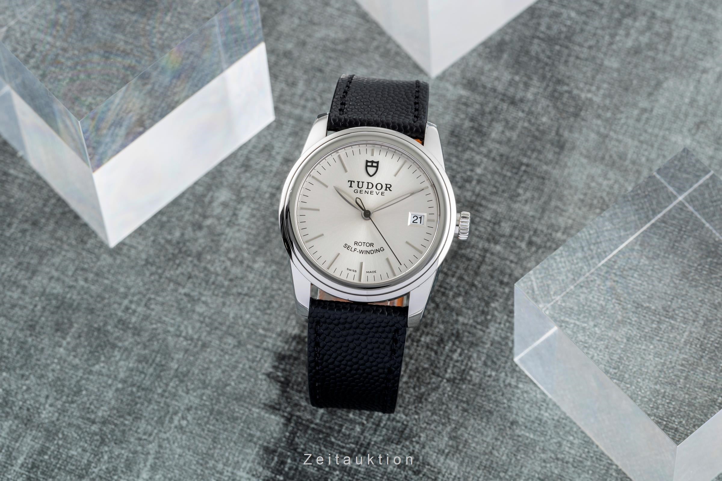 Tudor Glamour Date steel automatic men's watch 55000  [2503411]