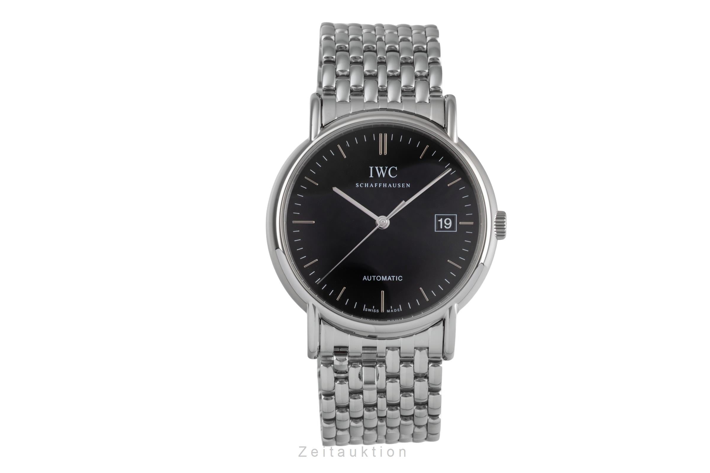 IWC Portofino acier automatique montre pour hommes IW353306 LP: 7300EUR  [2503414]