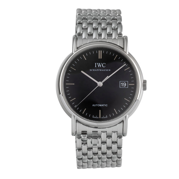 IWC Portofino acier automatique montre pour hommes IW353306 LP: 7300EUR  [2503414]