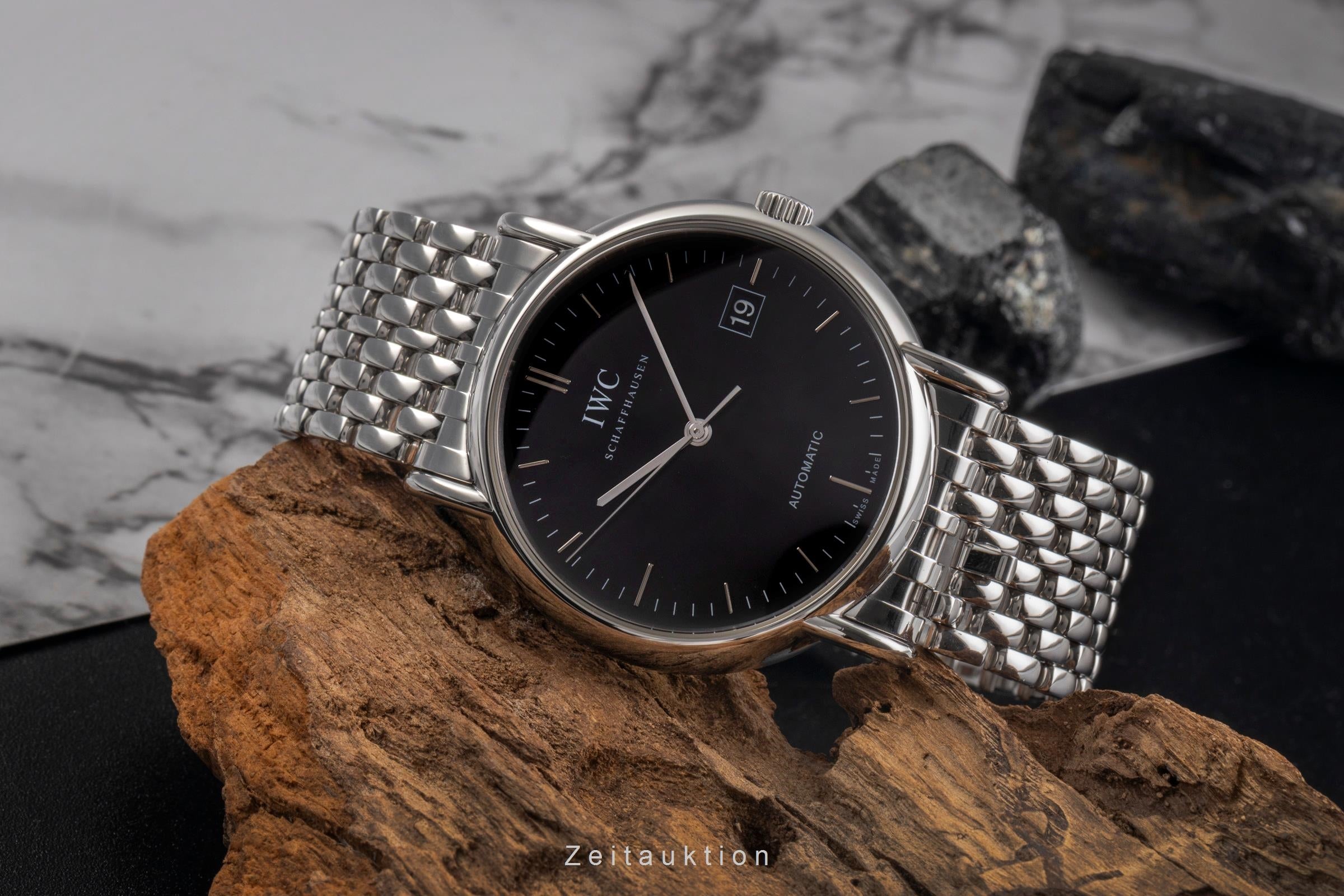 IWC Portofino acier automatique montre pour hommes IW353306 LP: 7300EUR  [2503414]