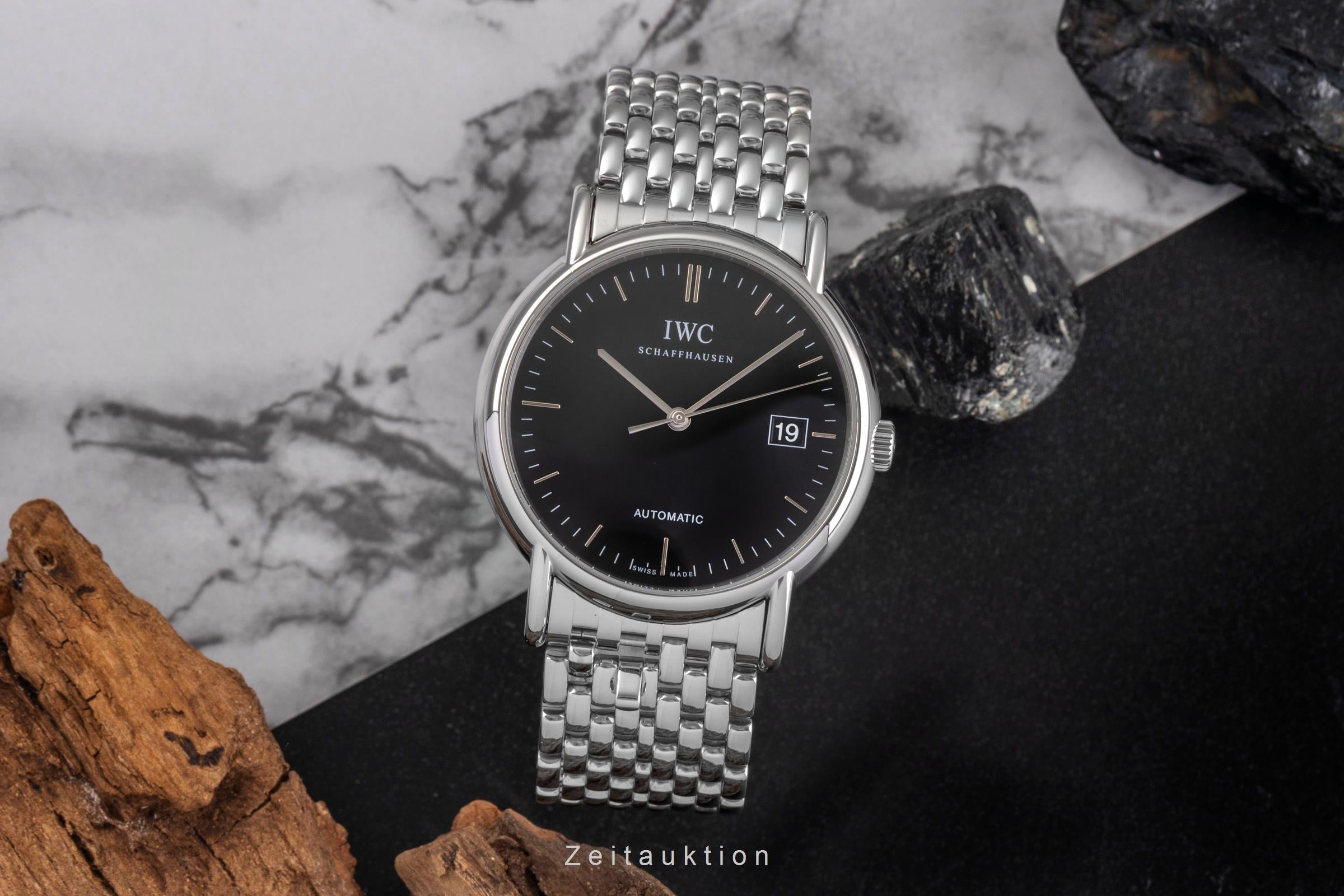 IWC Portofino acier automatique montre pour hommes IW353306 LP: 7300EUR  [2503414]