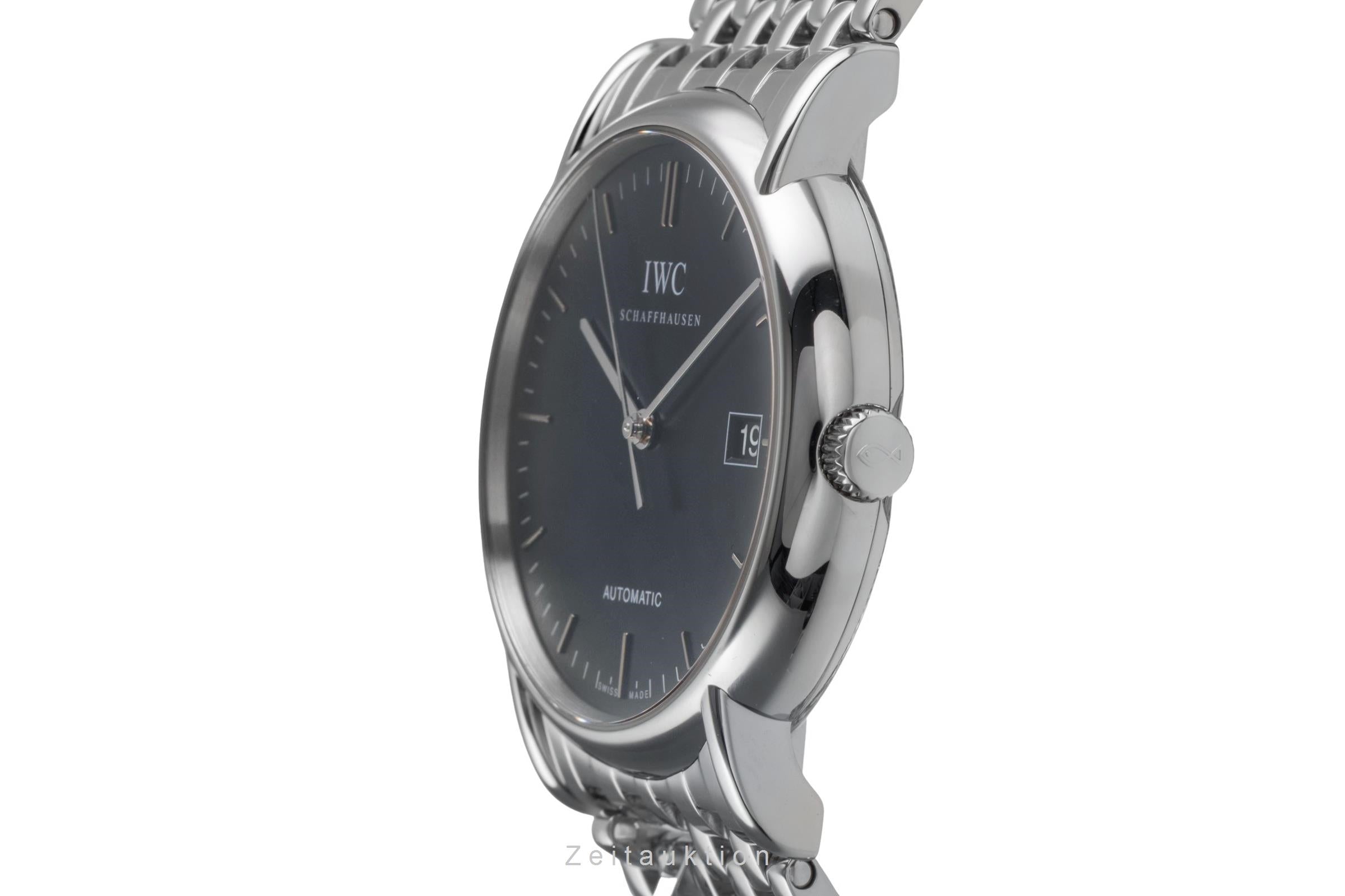 IWC Portofino acier automatique montre pour hommes IW353306 LP: 7300EUR  [2503414]