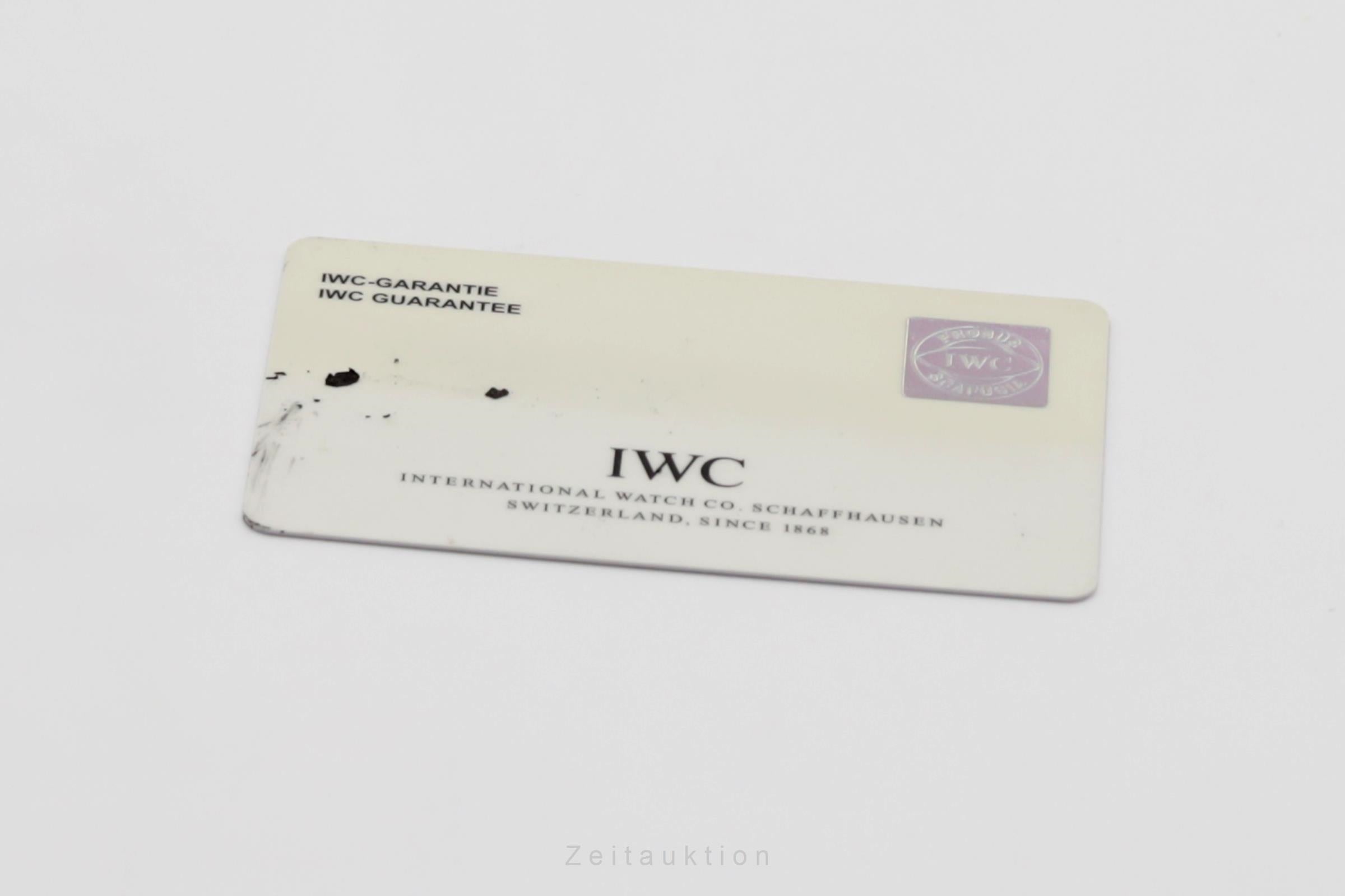 IWC Portofino acier automatique montre pour hommes IW353306 LP: 7300EUR  [2503414]
