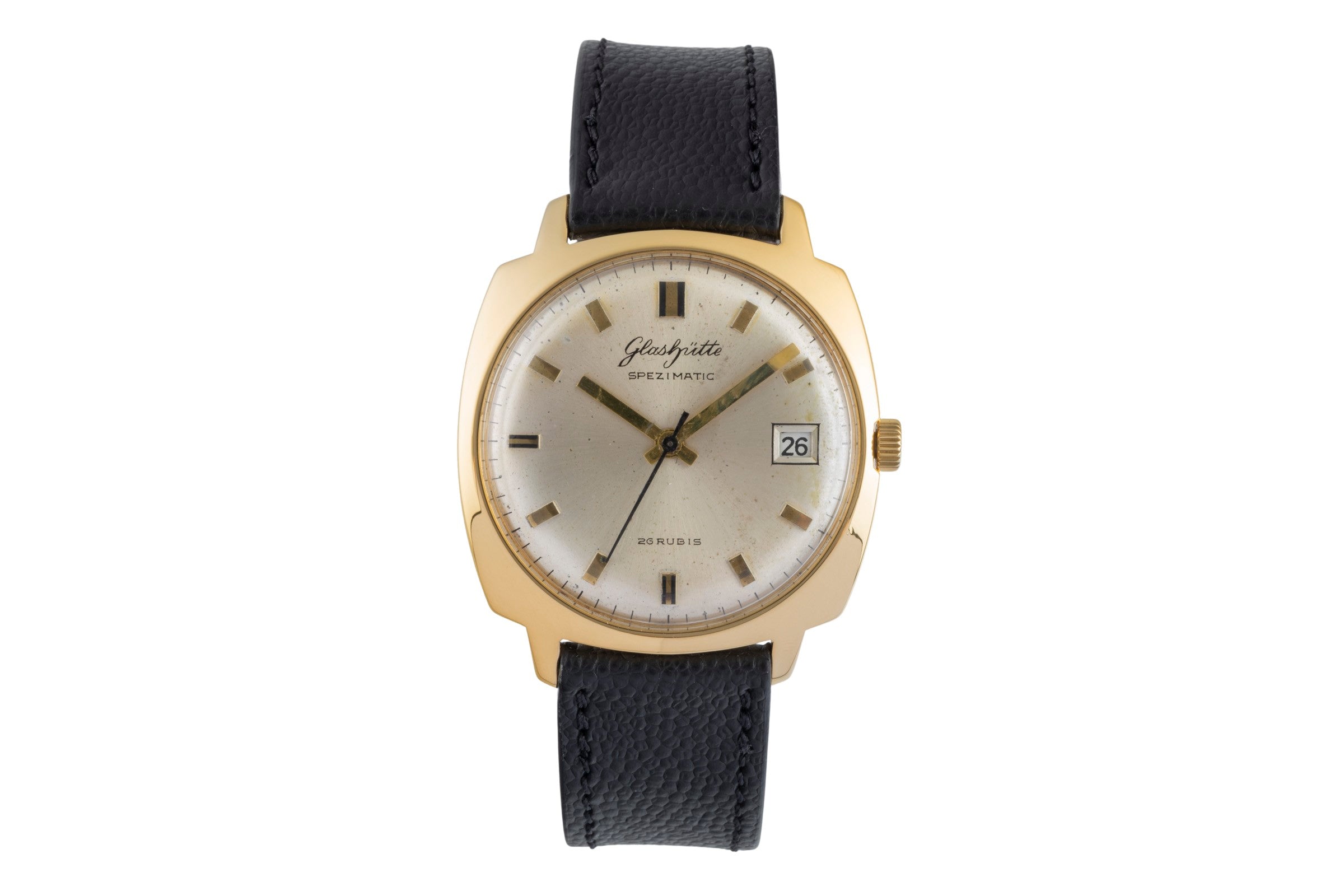 Glashütte Spezimatic gilt-brass automatic men's watch  [2503417]