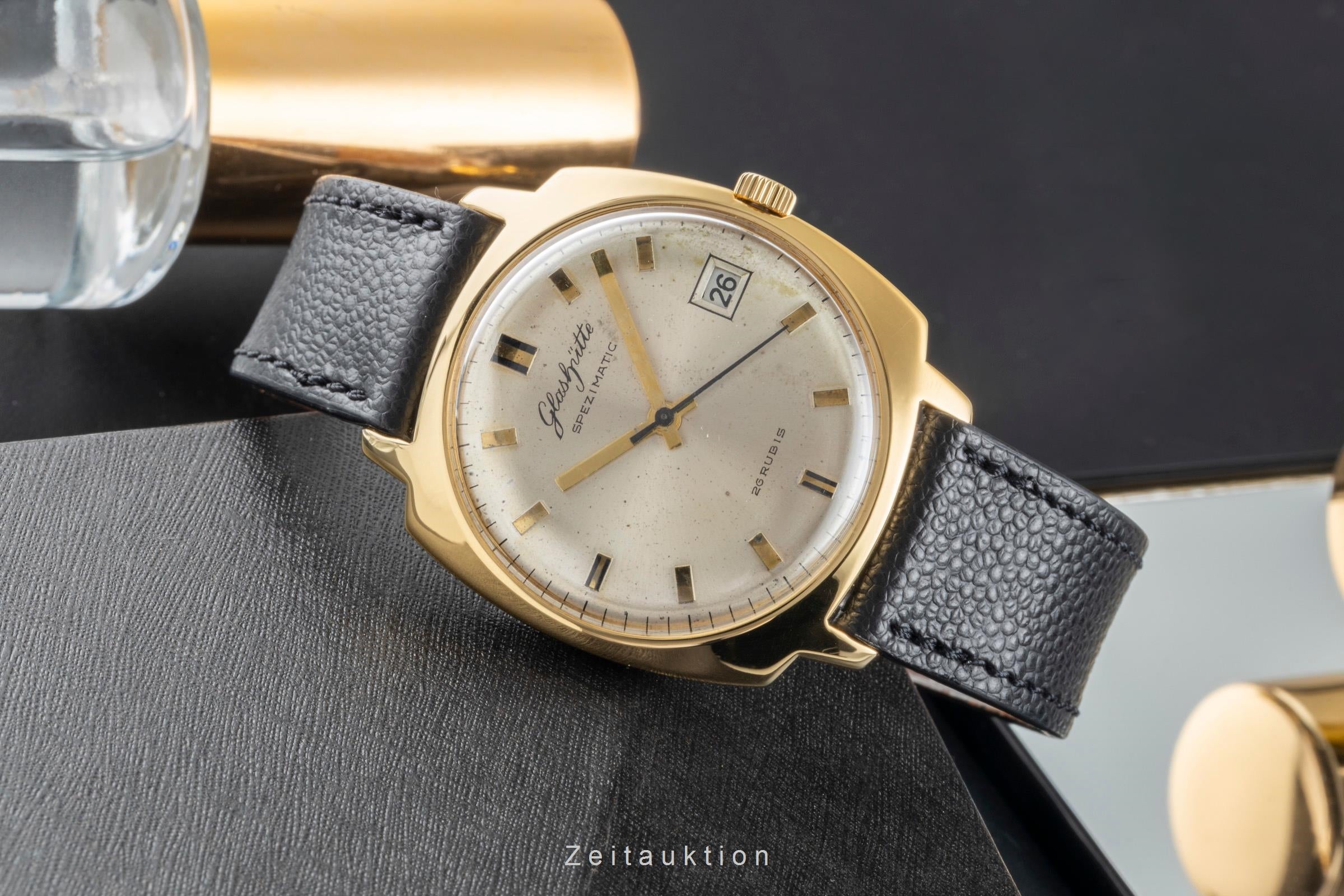Glashütte Spezimatic gilt-brass automatic men's watch  [2503417]