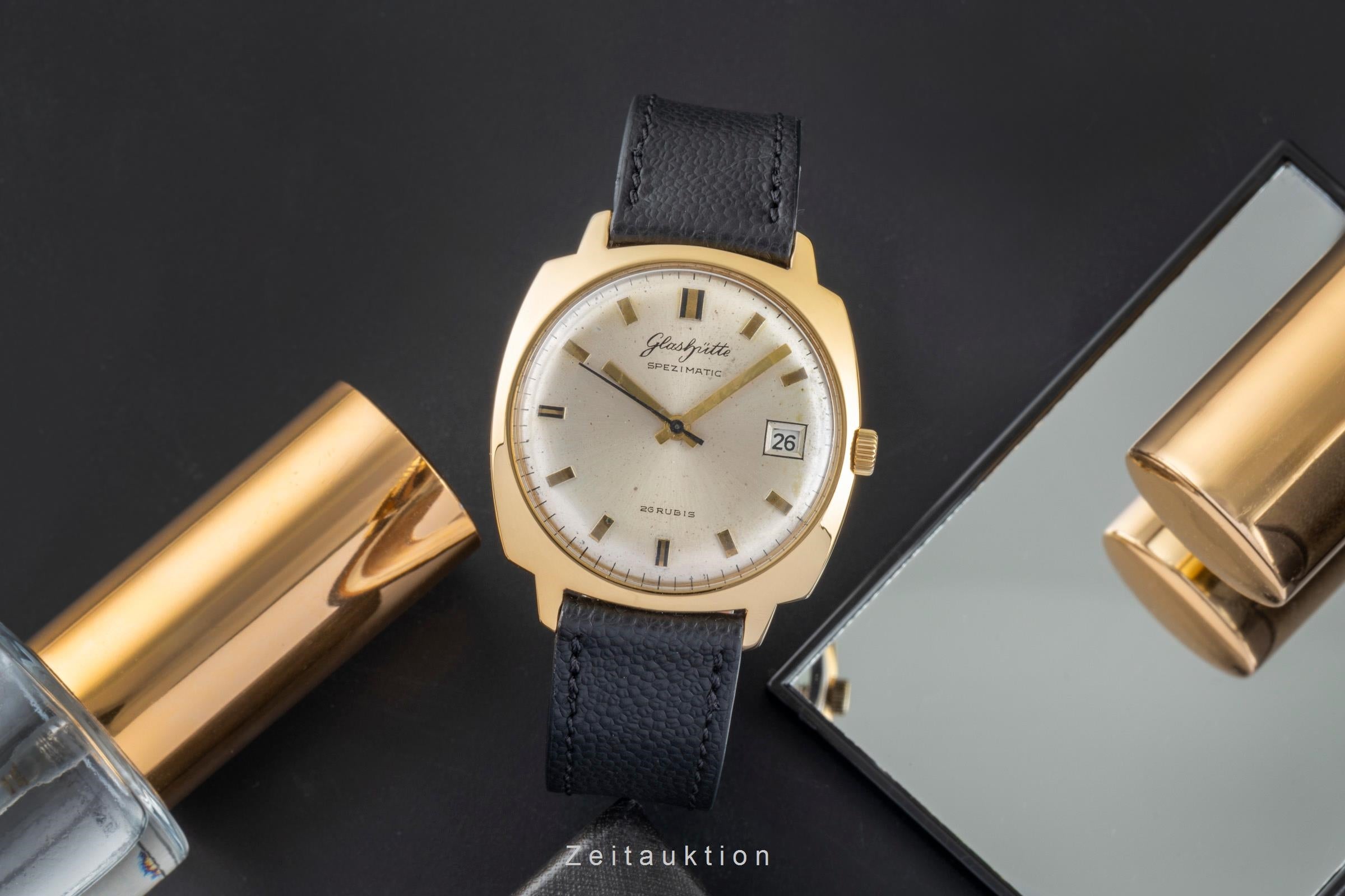 Glashütte Spezimatic gilt-brass automatic men's watch  [2503417]