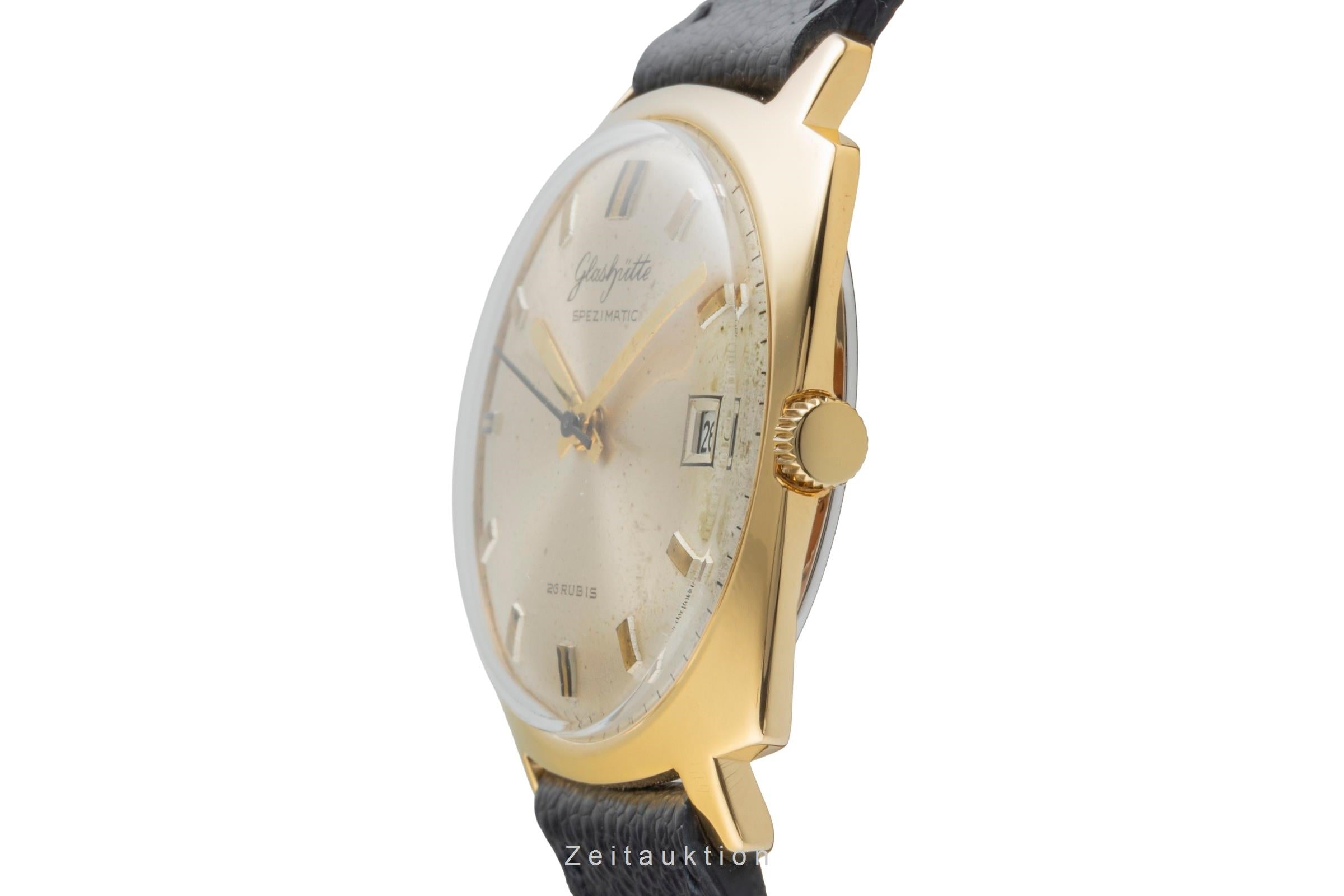 Glashütte Spezimatic gilt-brass automatic men's watch  [2503417]