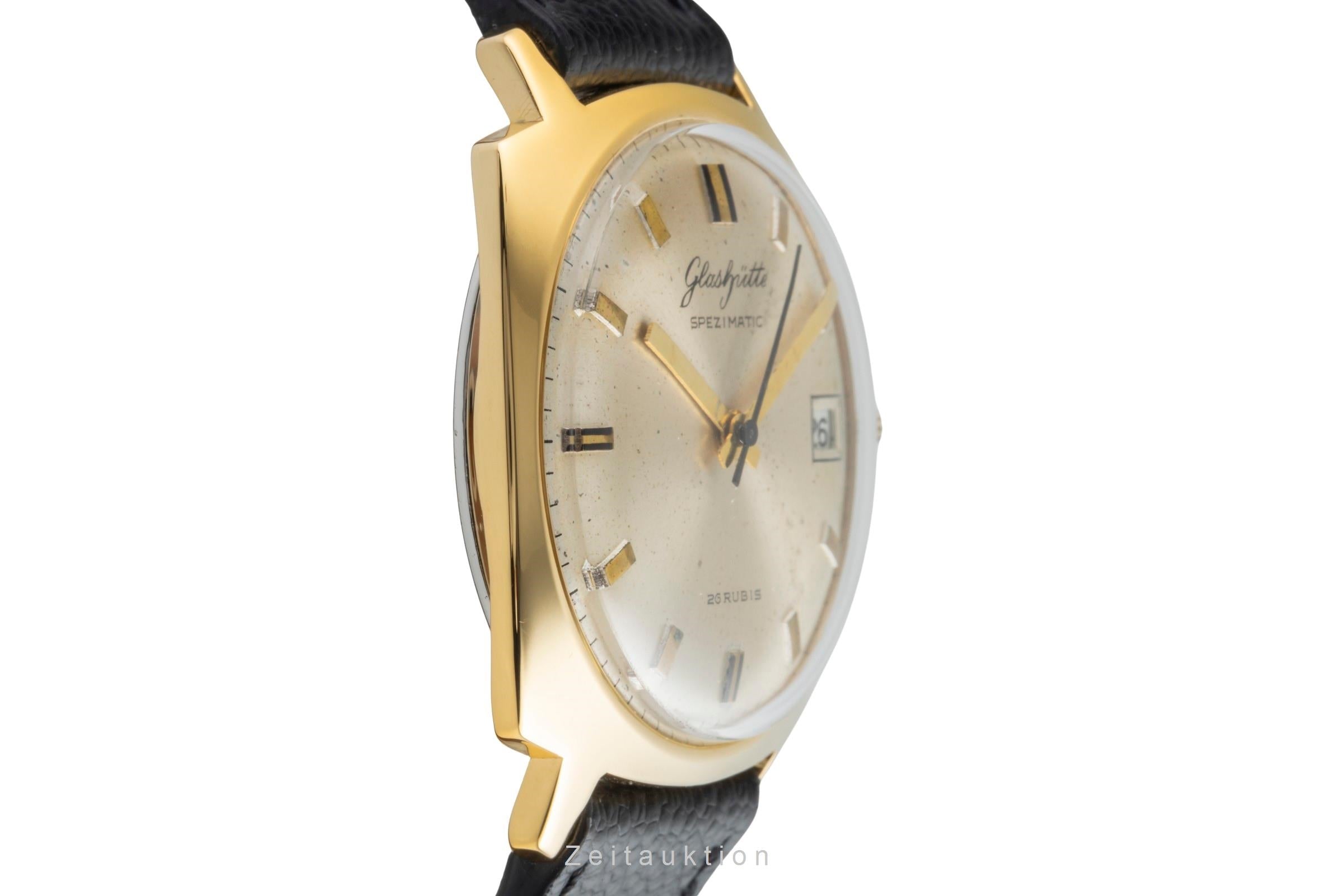 Glashütte Spezimatic gilt-brass automatic men's watch  [2503417]