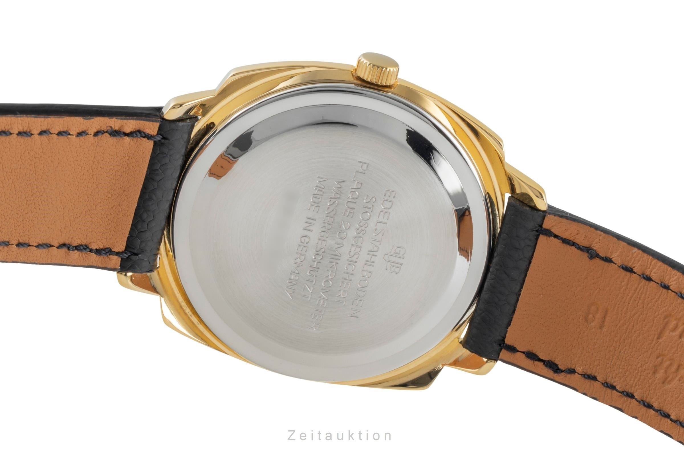 Glashütte Spezimatic gilt-brass automatic men's watch  [2503417]