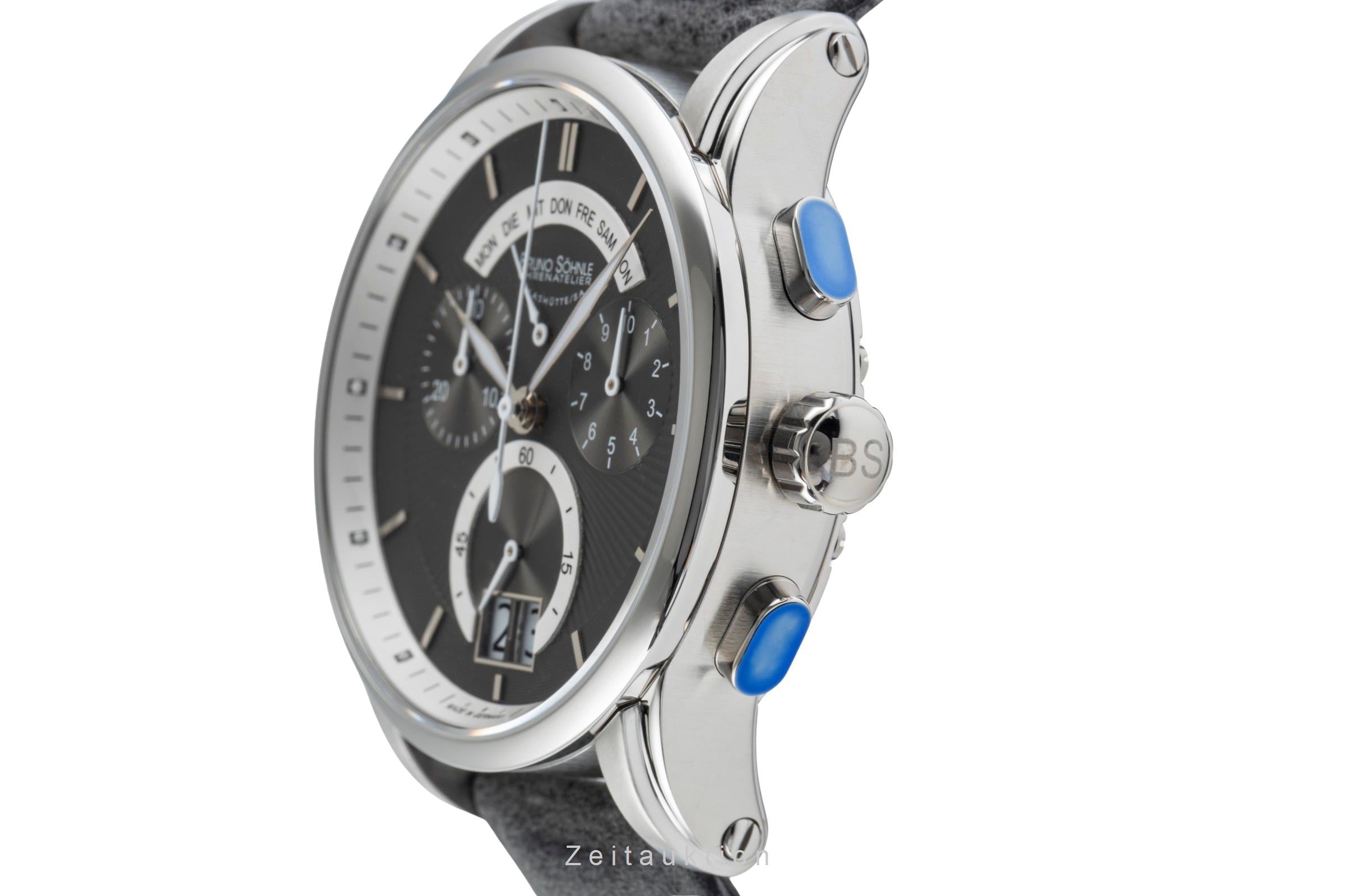 Bruno Söhnle Glashütte Grandioso cronógrafo acero cuarzo reloj para caballeros 17-13117-841  [2503420]