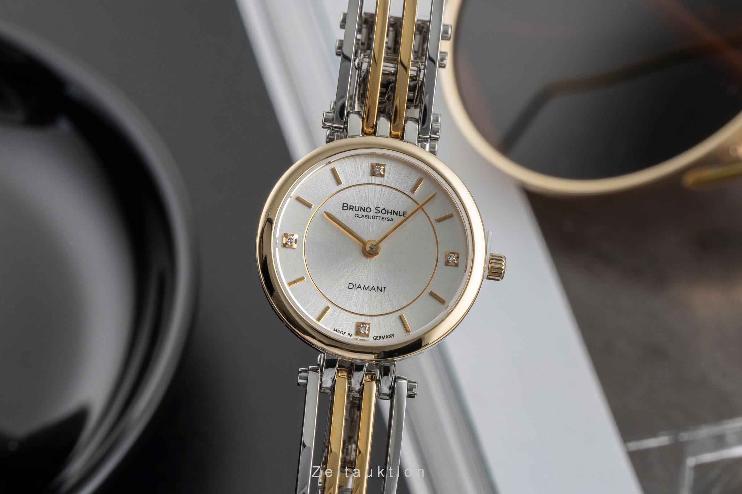 Bruno Söhnle Glashütte Latina II acier / doré quartz montre pour femmes 17-23103-242  [2503421]