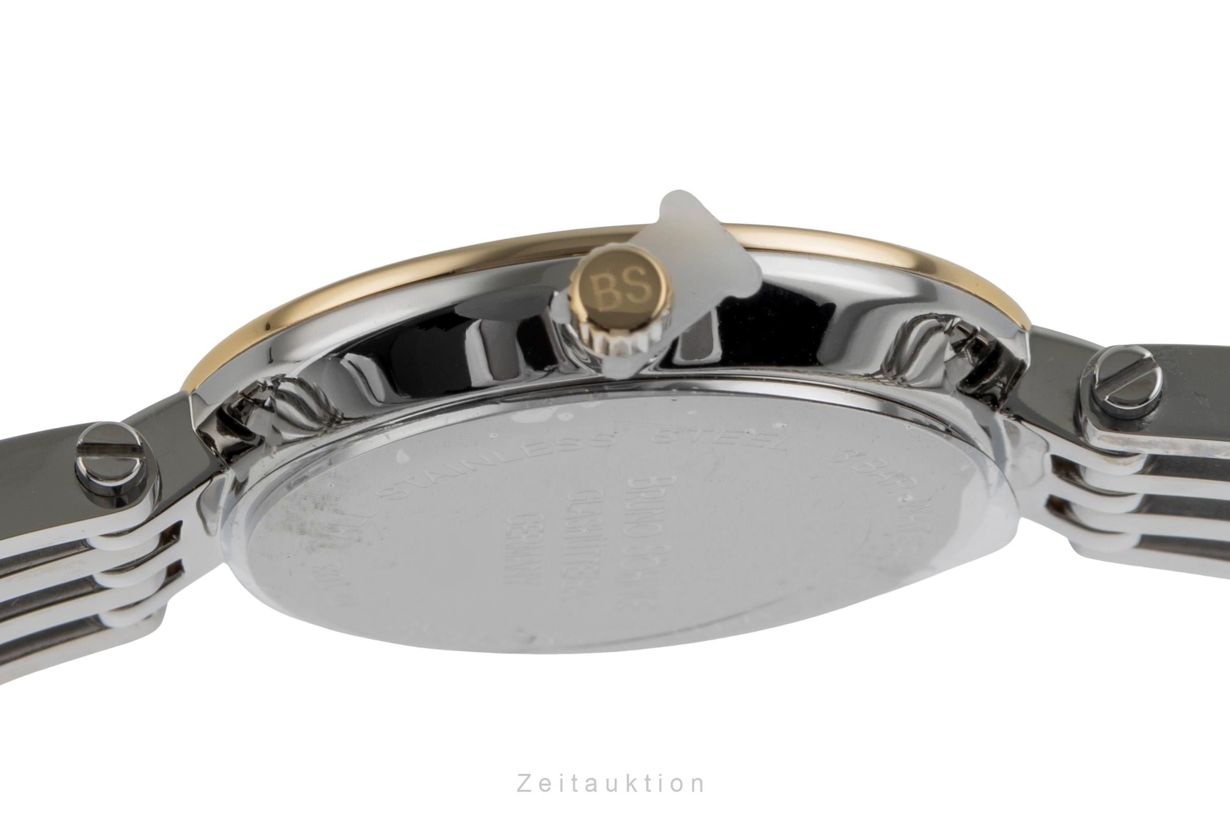 Bruno Söhnle Glashütte Latina II Stahl / vergoldet Quarz Ref. 17-23103-242 B&P [2503421]