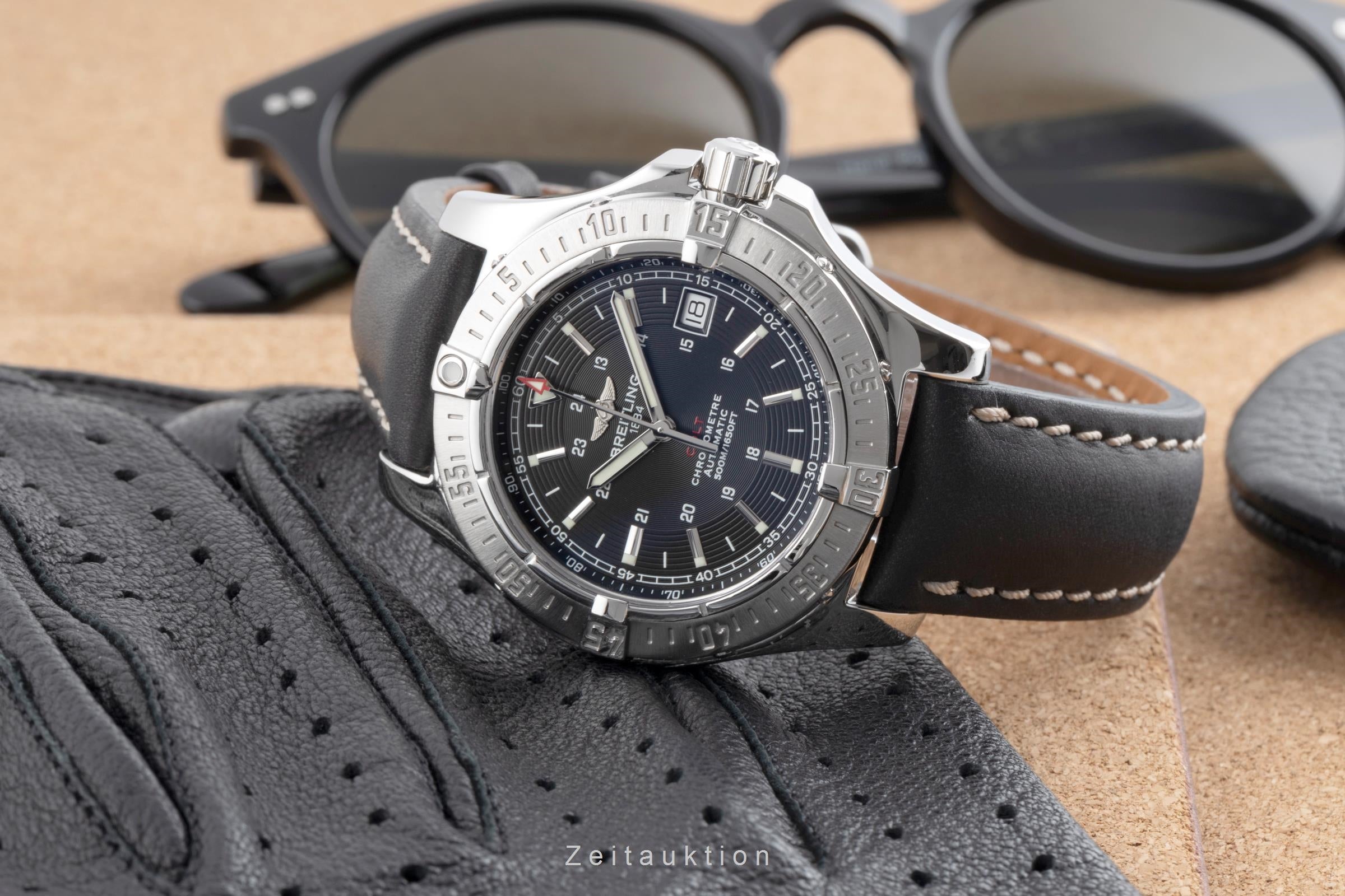 Breitling Colt 500M Black Dial Edelstahl Automatik Herrenuhr Ref. A17380 [2503422]