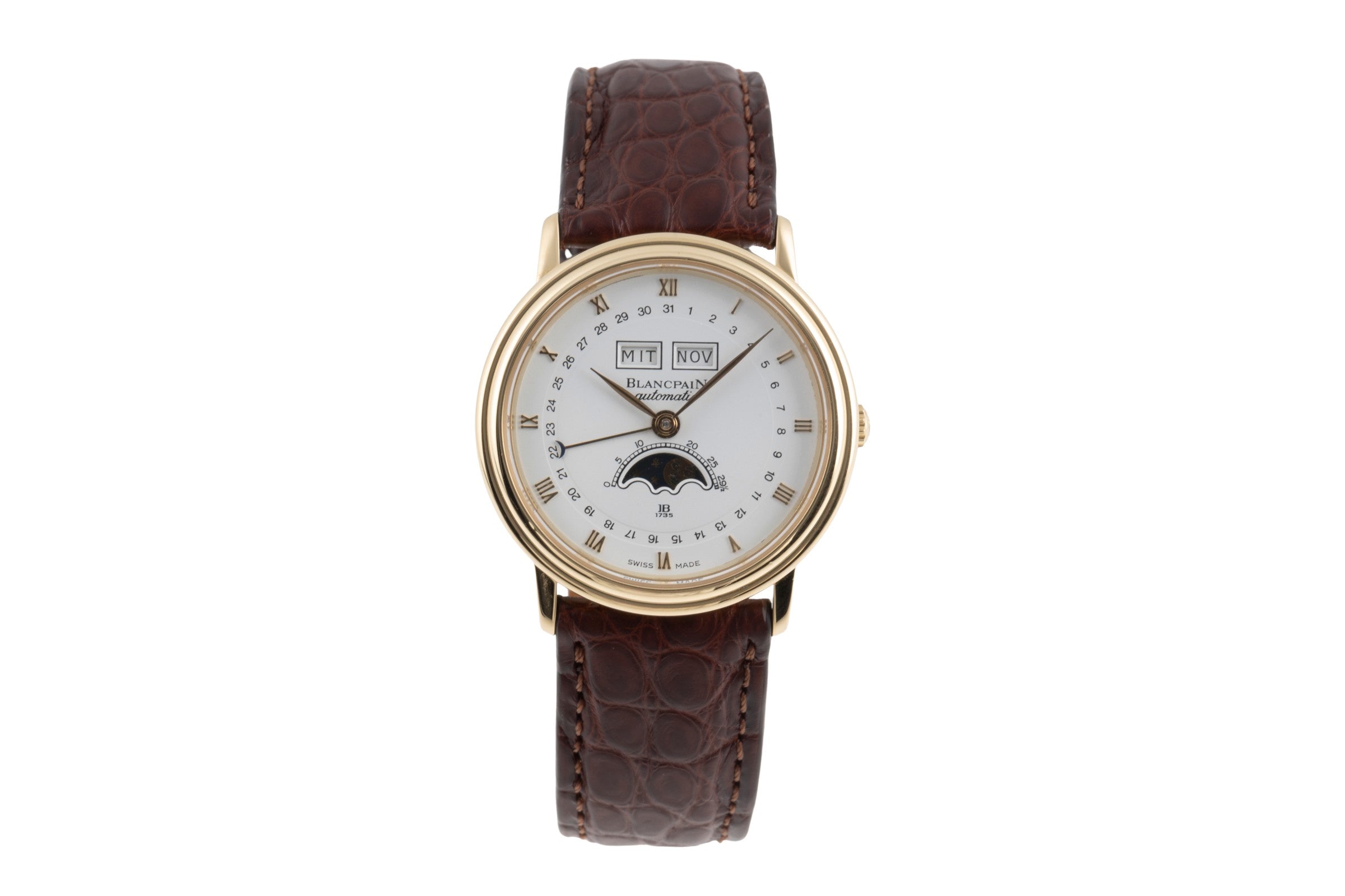 Blancpain Villeret 18 ct gold automatic men's watch 6595-1418  [2503426]