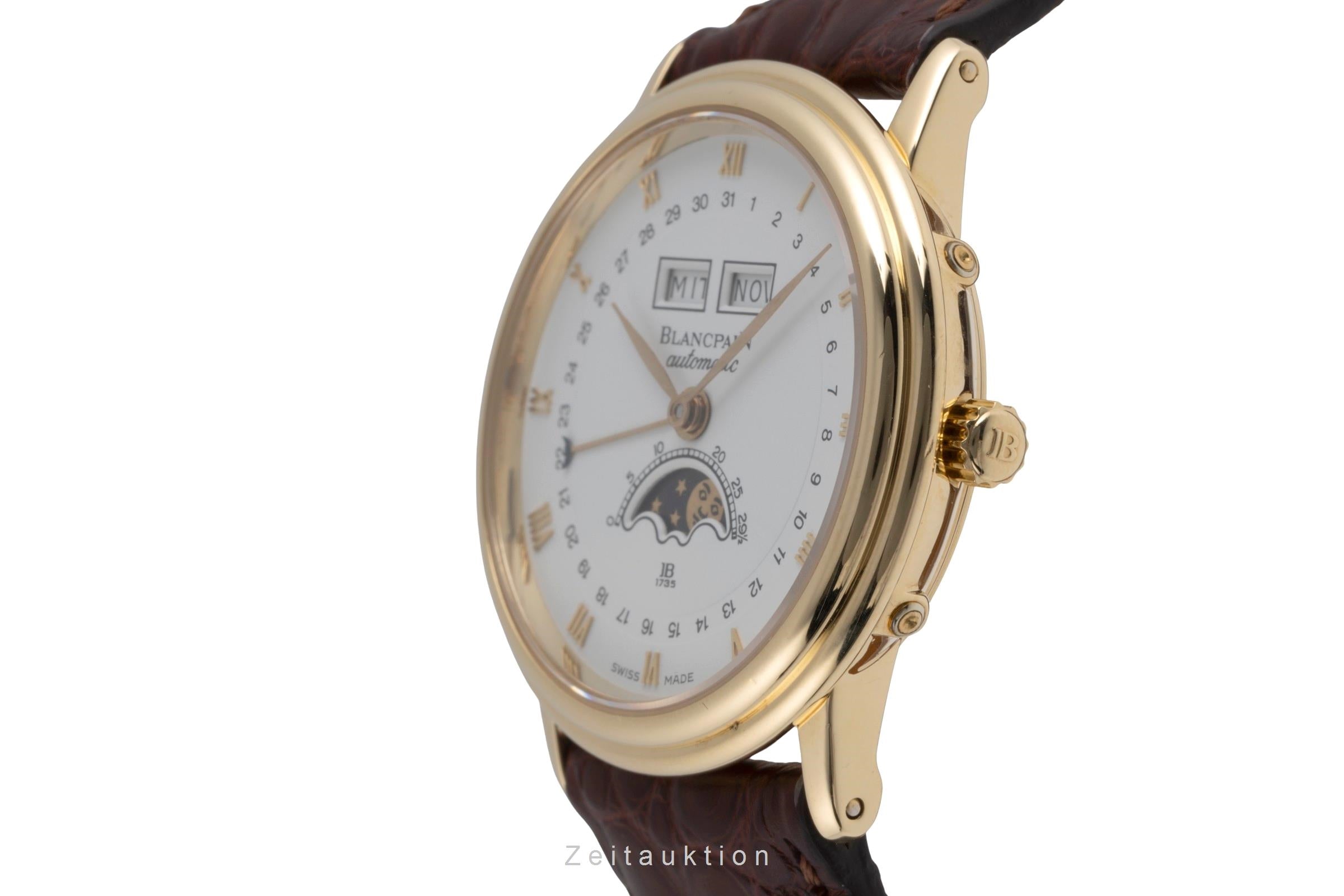 Blancpain Villeret 18 ct gold automatic Kal. 95 Ref. 6595-1418